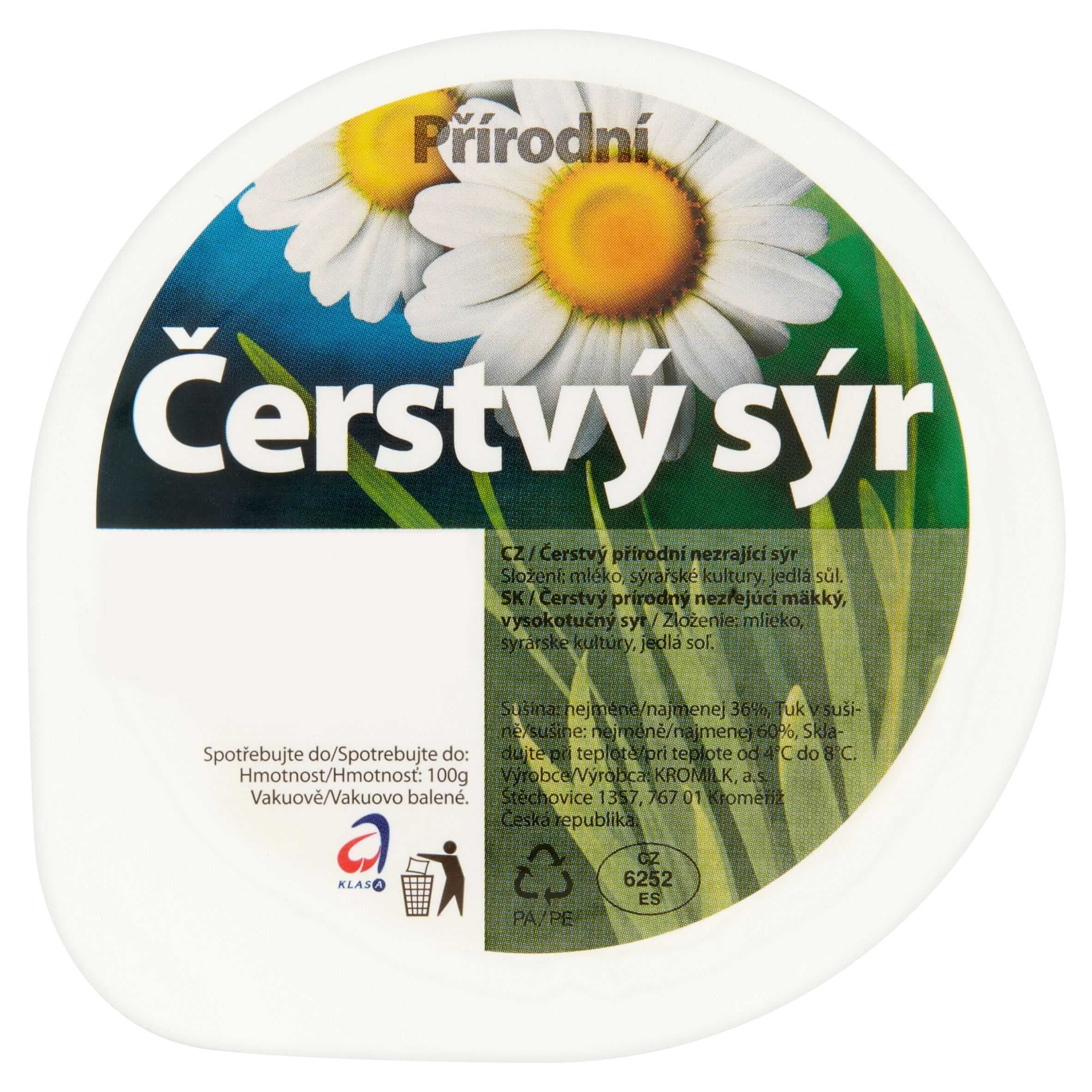 Kromilk Přírodní čerstvý sýr 100 g