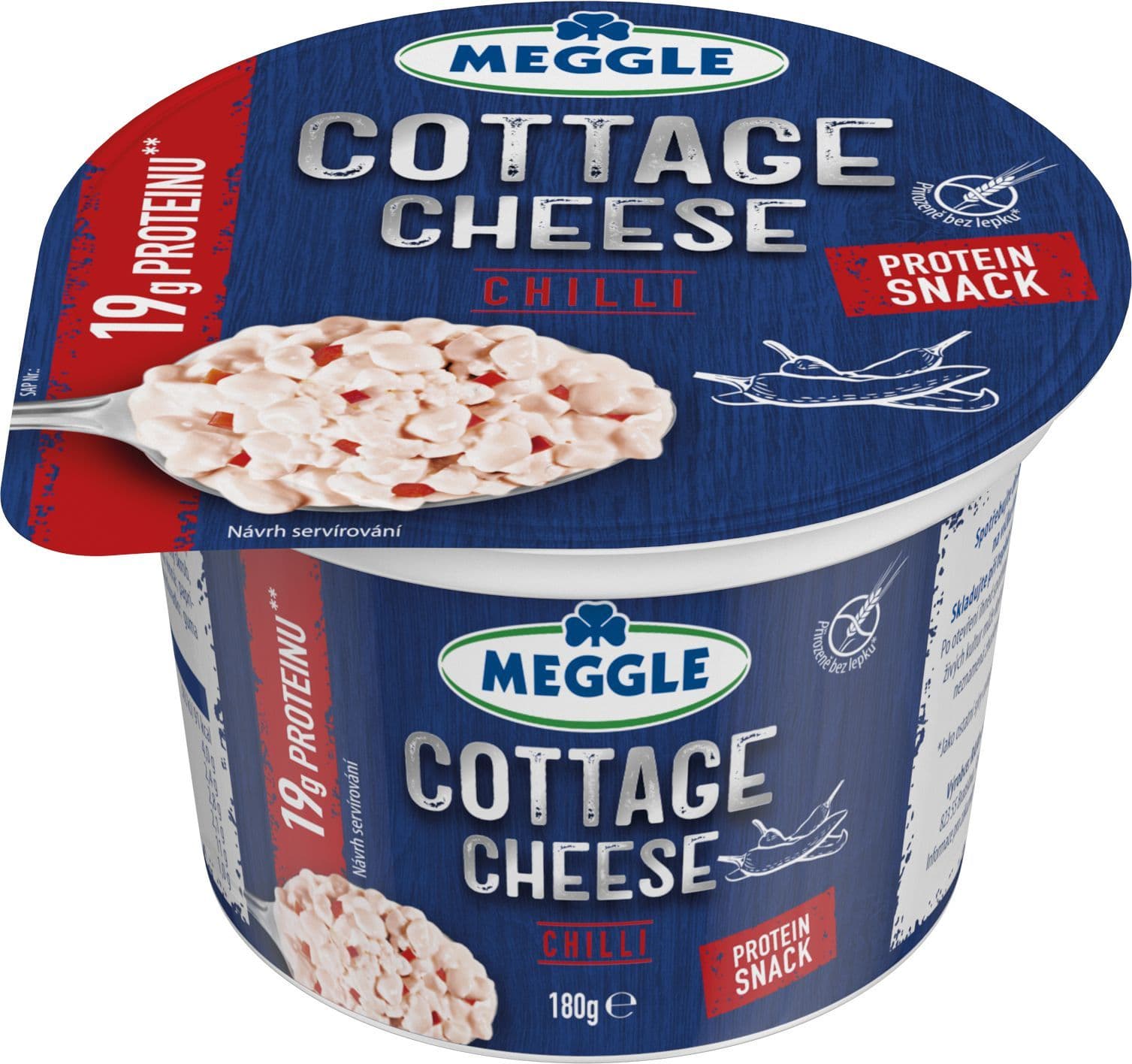 Meggle Cottage Cheese Čerstvý sýr chilli 180 g