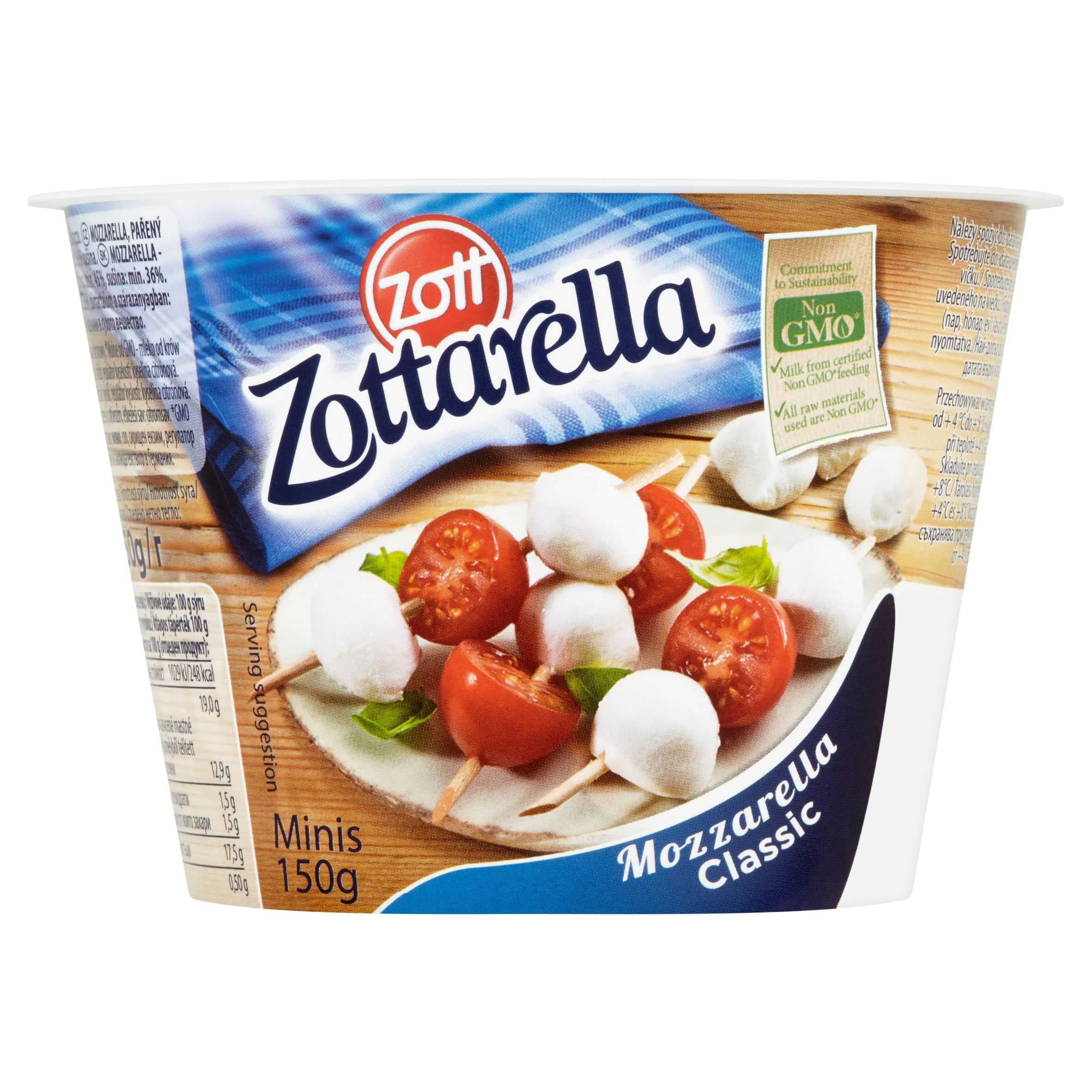 Zott Zottarella Minis mozzarella classic 150 g
