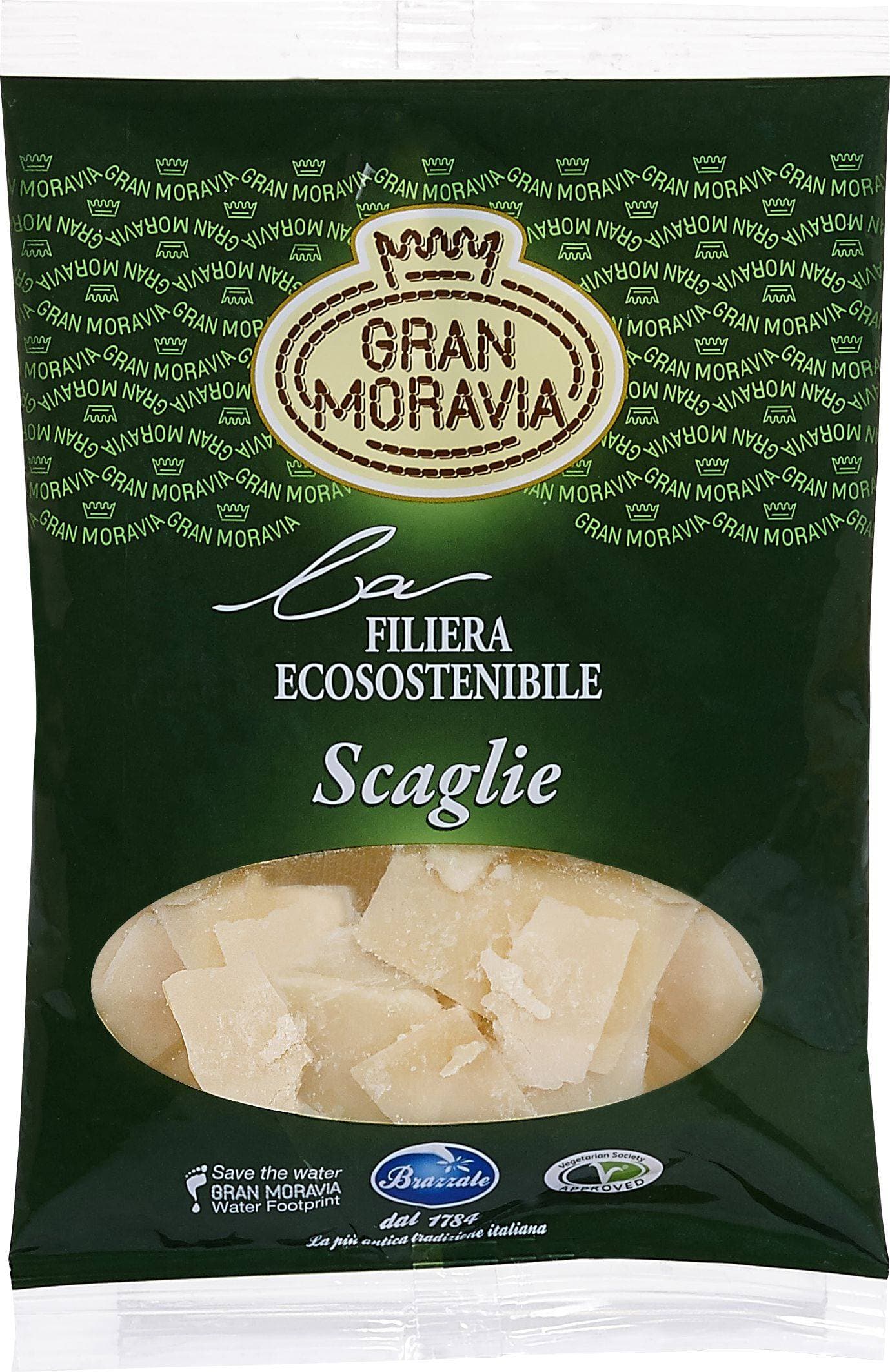 Gran Moravia Scaglie extra tvrdý sýr hoblinky 100 g