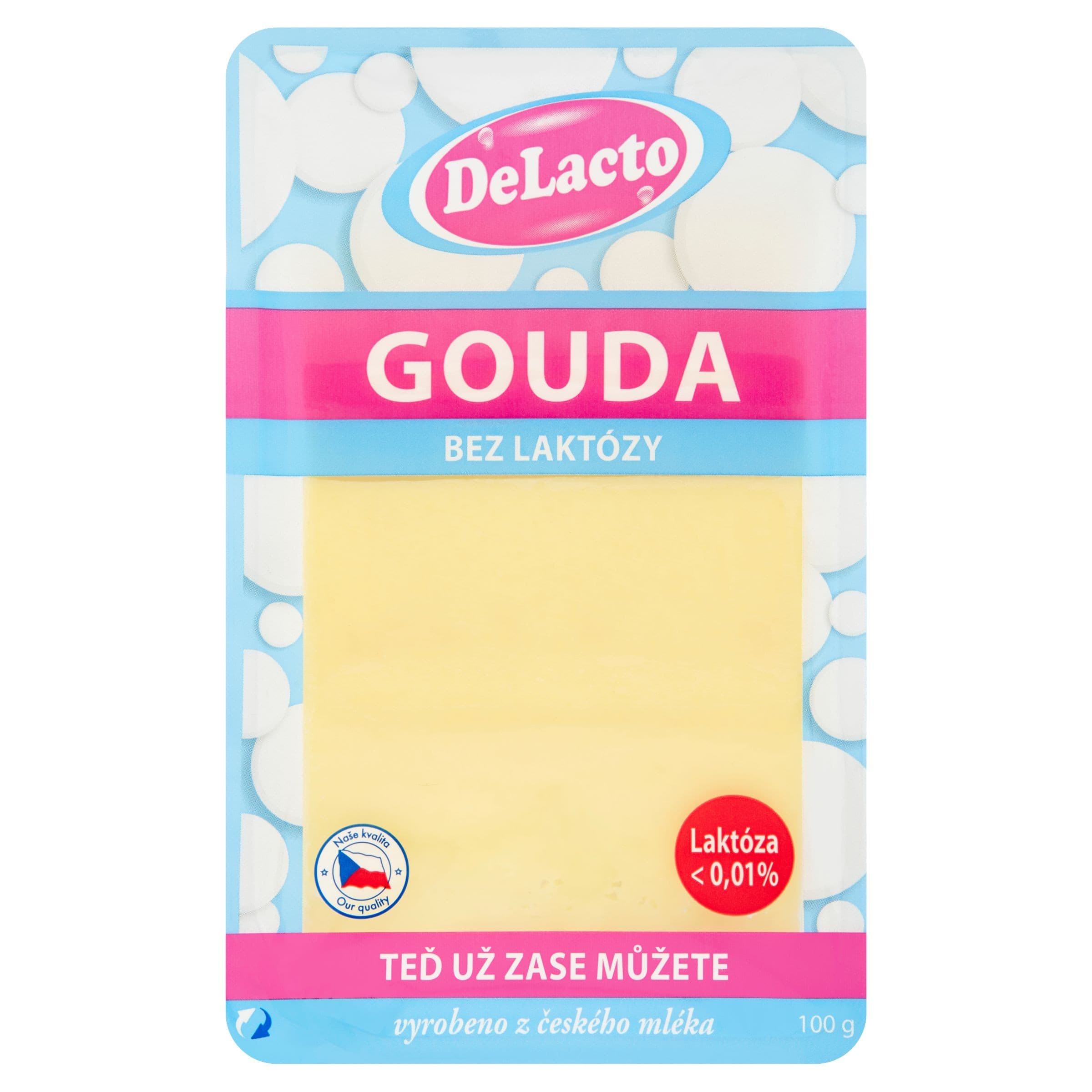 Moravia DeLacto gouda plátky 100 g
