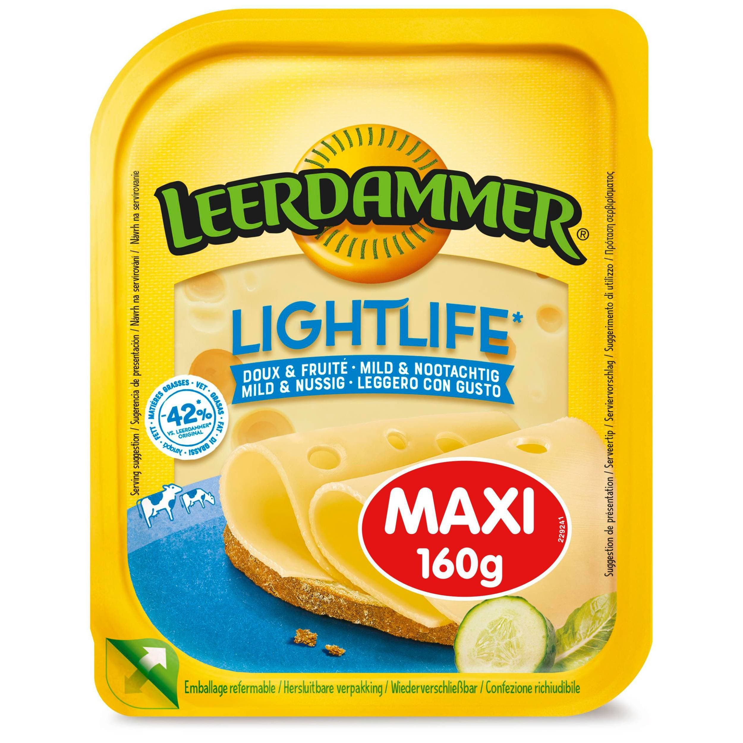 Leerdammer Lightlife maxi 160 g