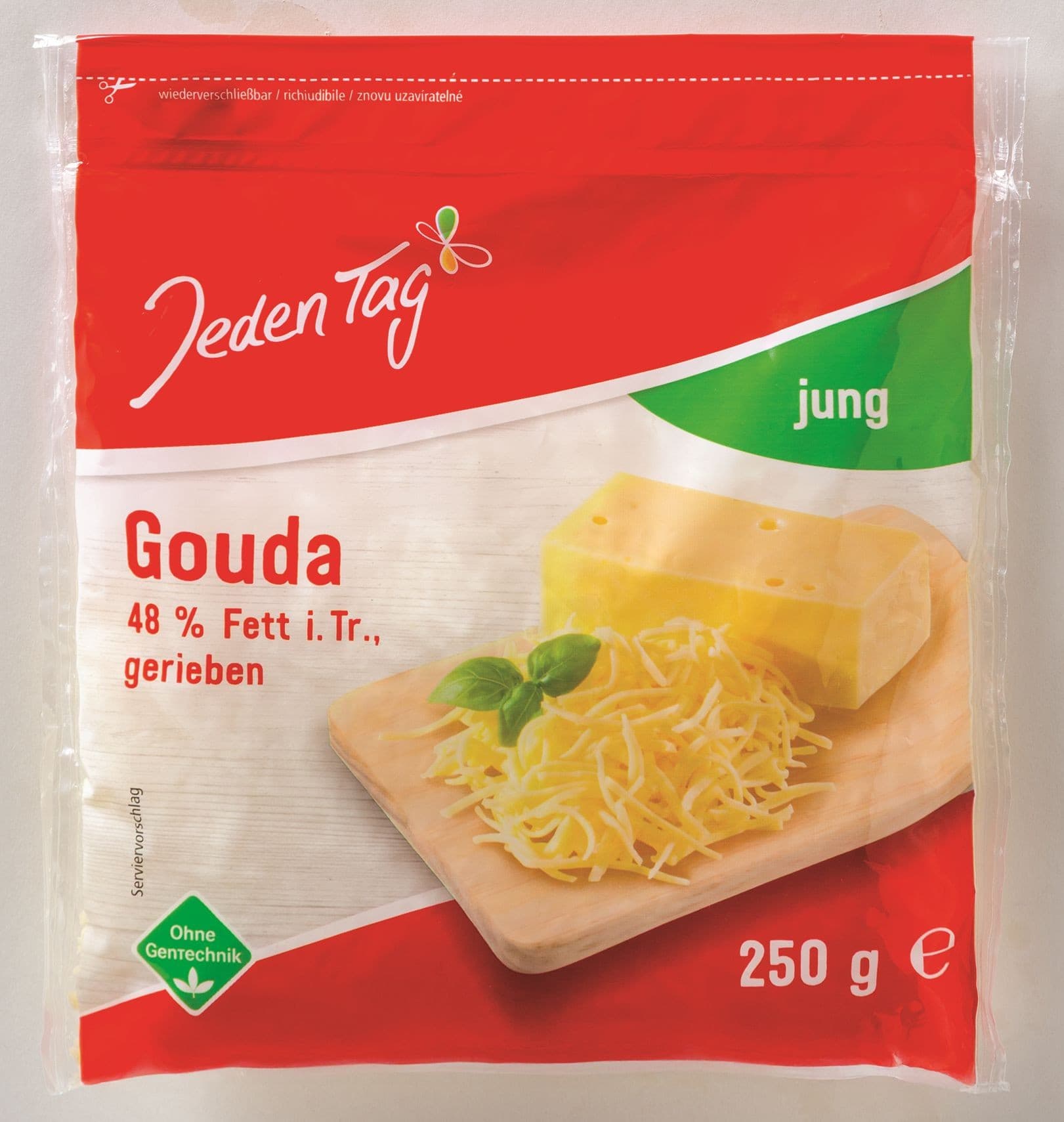 Jeden Tag Gouda strouhaná 250g