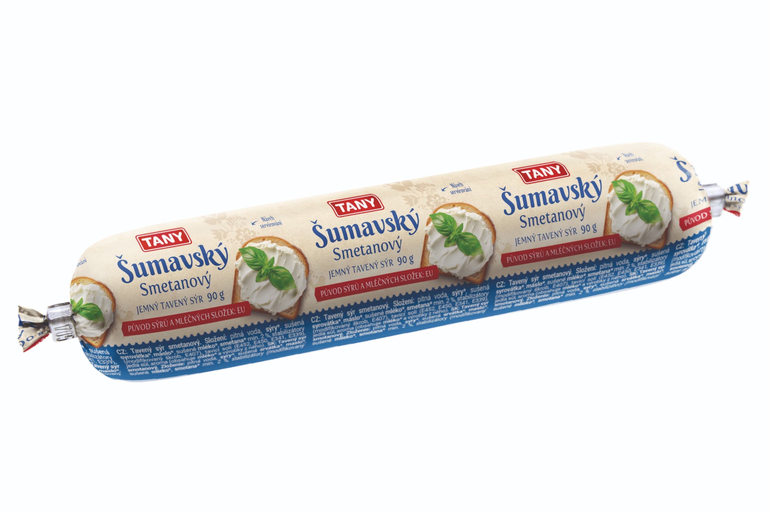 Šumavský tavený sýr smetanový 90g