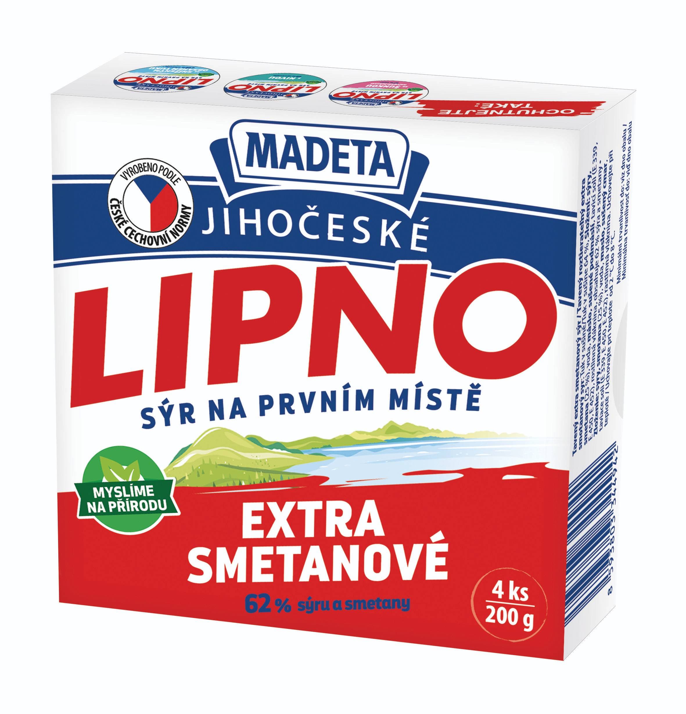 Madeta Jihočeské Lipno extra smetanové 4D 200 g