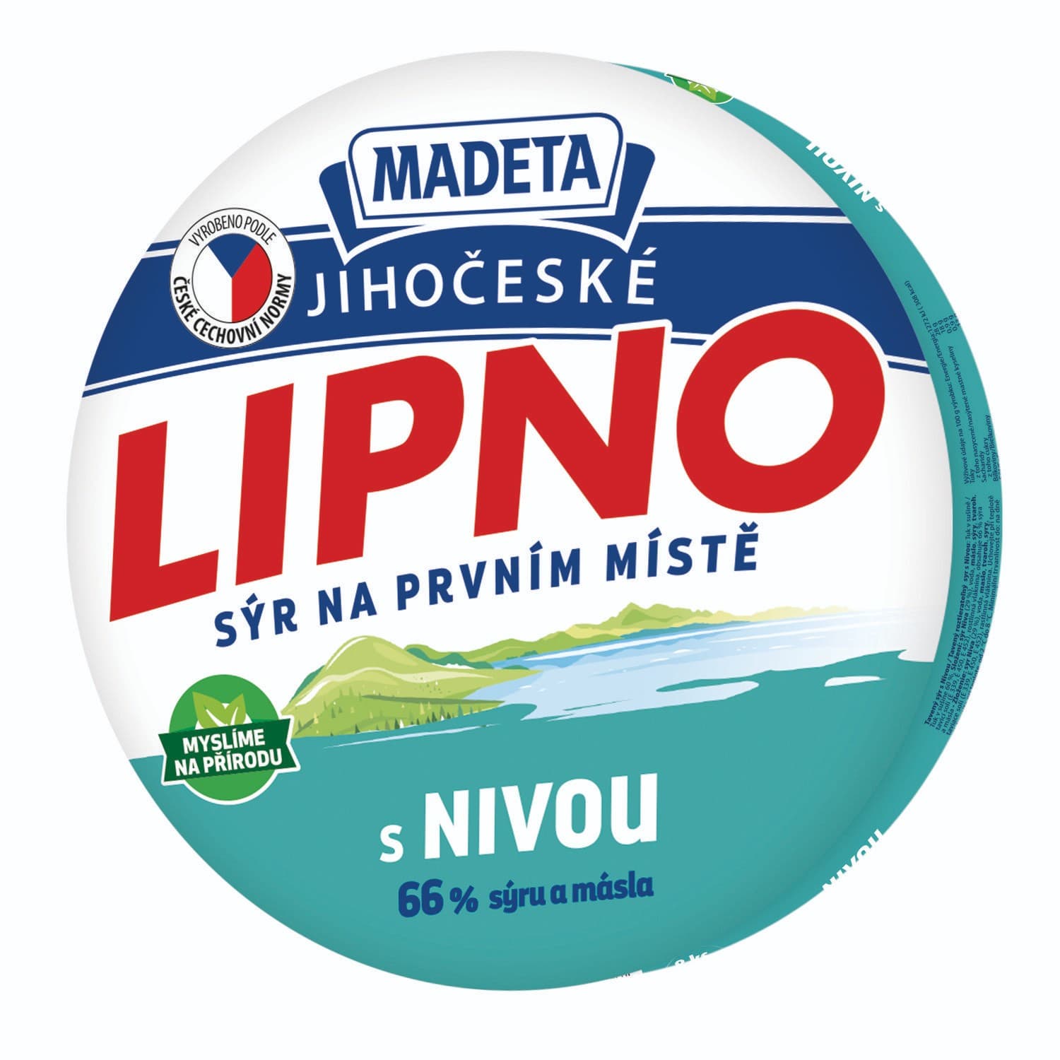 Madeta Jihočeské Lipno s nivou tavený sýr 140 g