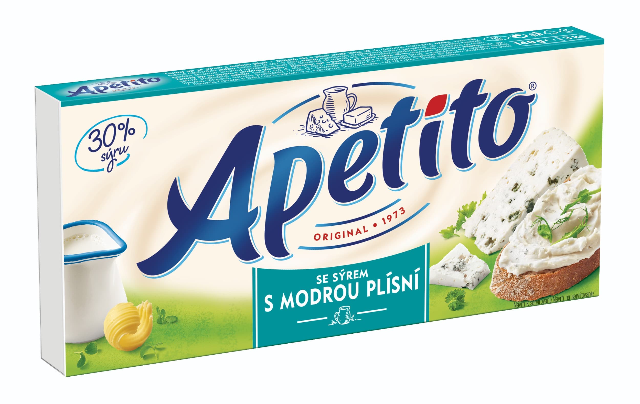 Apetito se sýrem s modrou plísní 140g