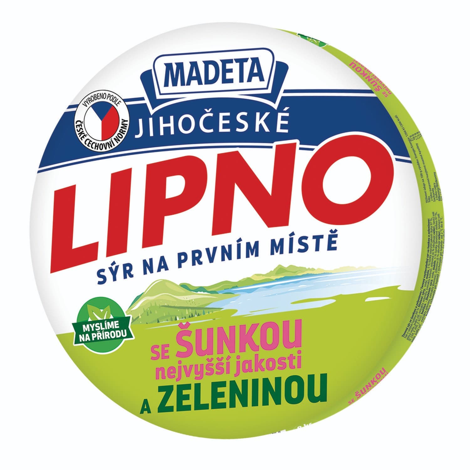 Madeta Jihočeské Lipno se šunkou a zeleninou 8D 140 g