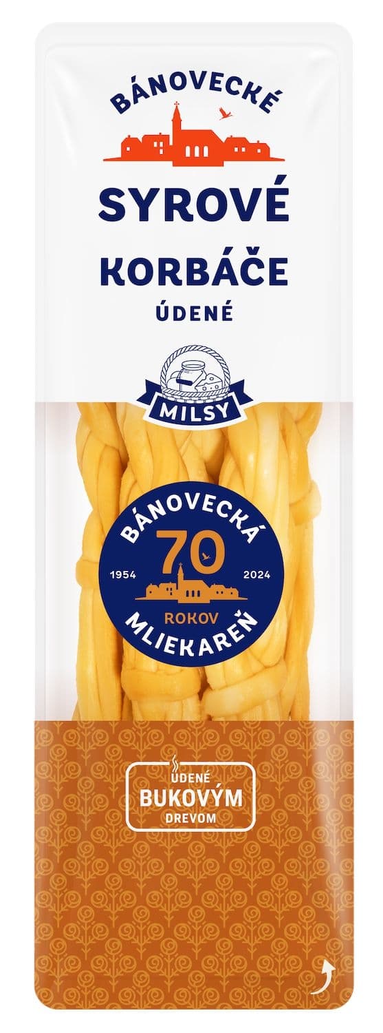 Milsy Bánovecké korbáčiky údené 80 g