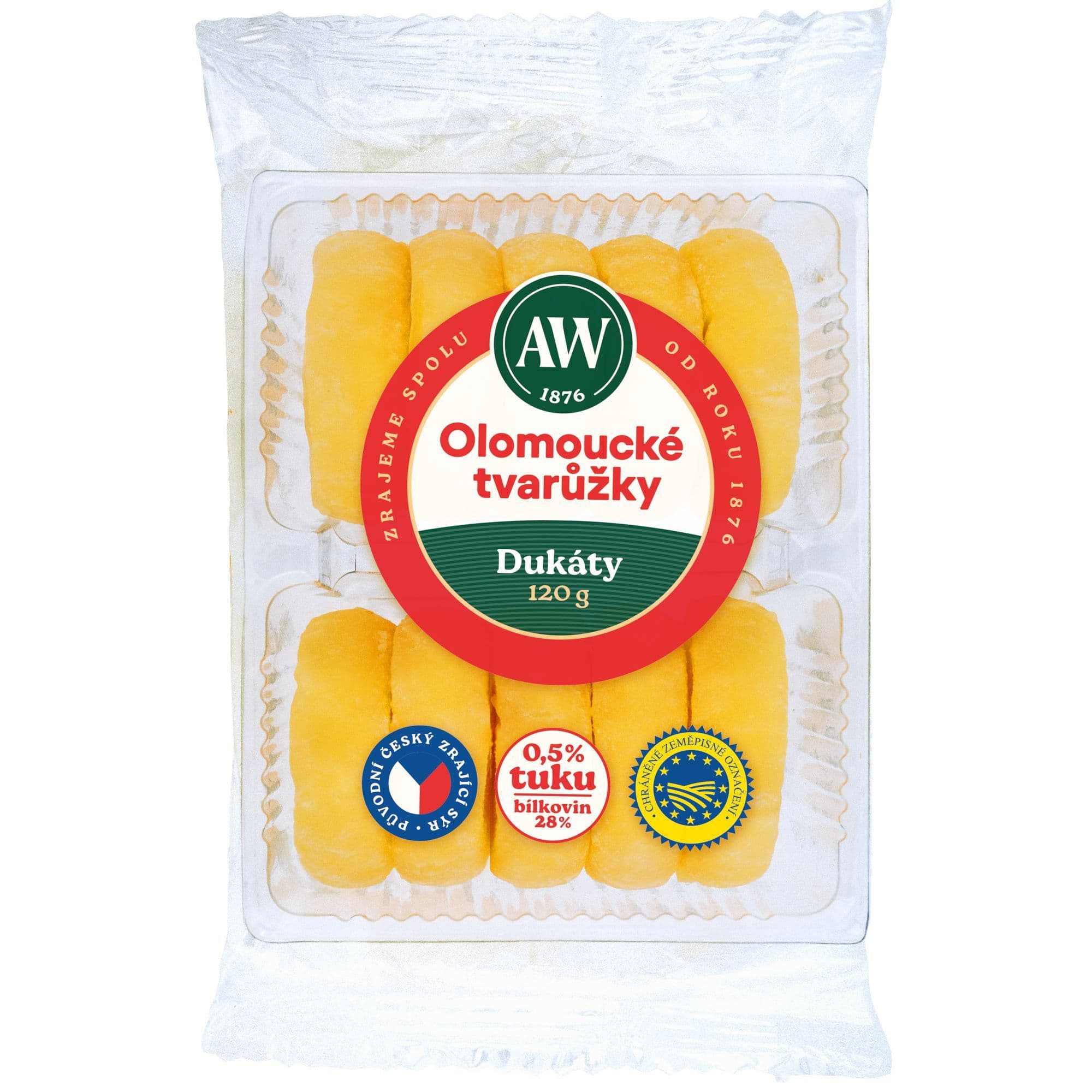 A.W. Olomoucké tvarůžky dukáty 120 g