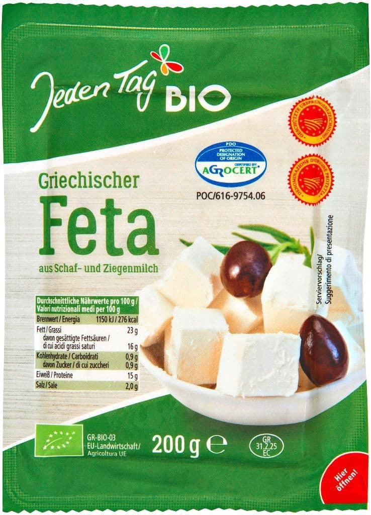 Jeden Tag Bio Feta 200g