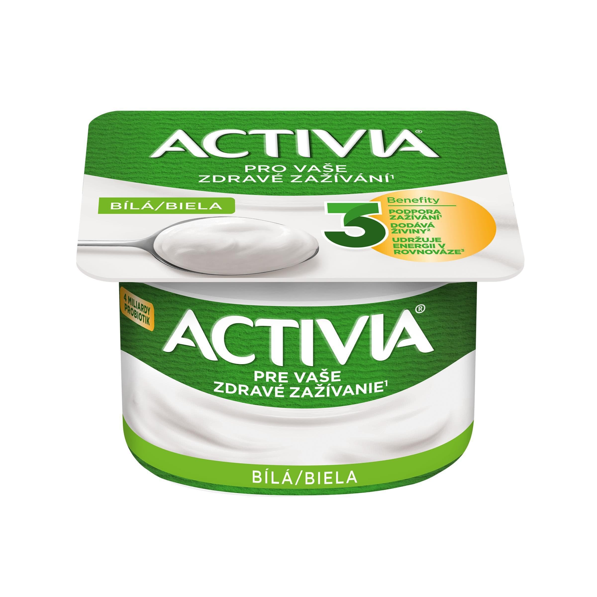 Danone Activia Bílá s Probiotiky 120 g