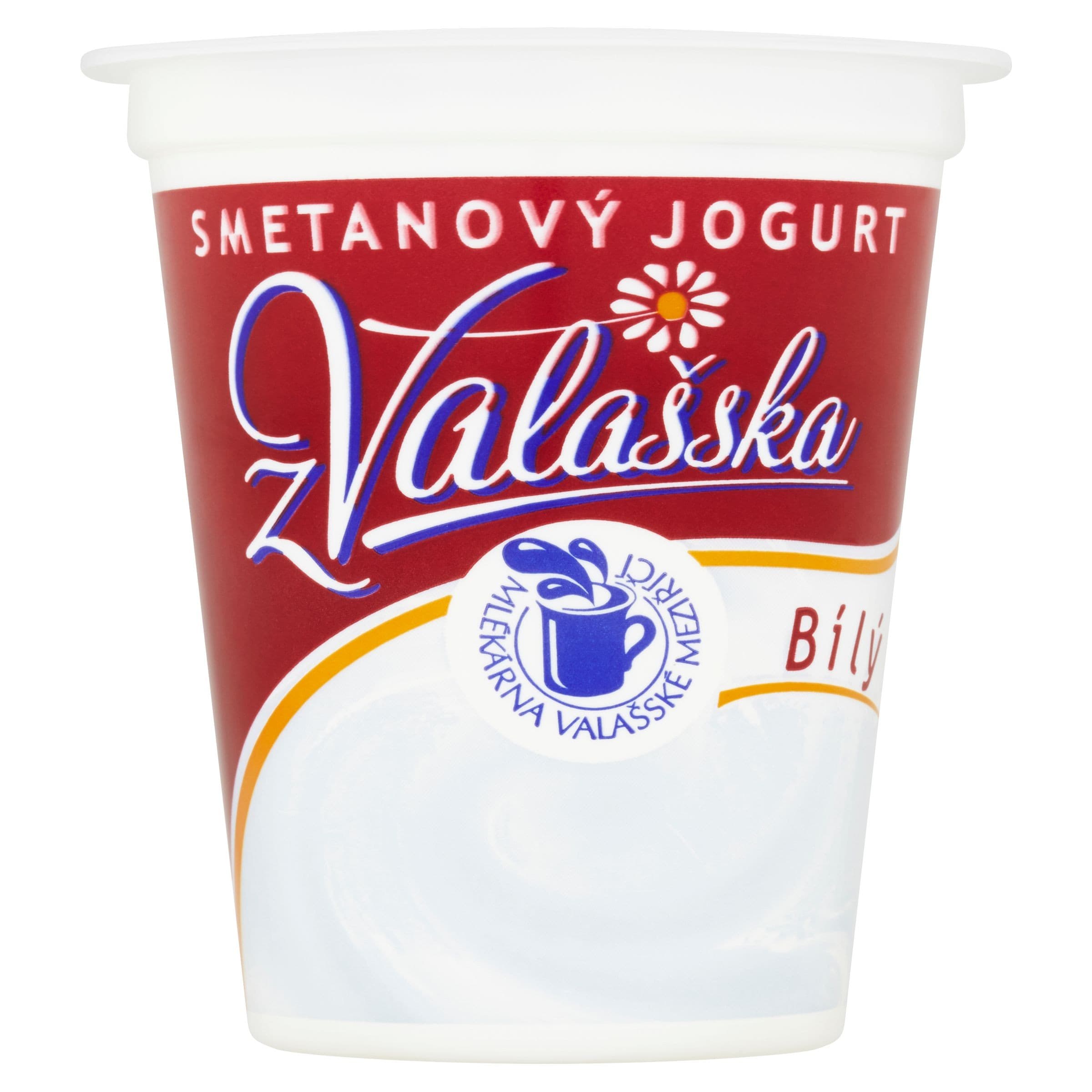 Mlékárna Valašské Meziříčí Smetanový jogurt bílý 10% 145 g