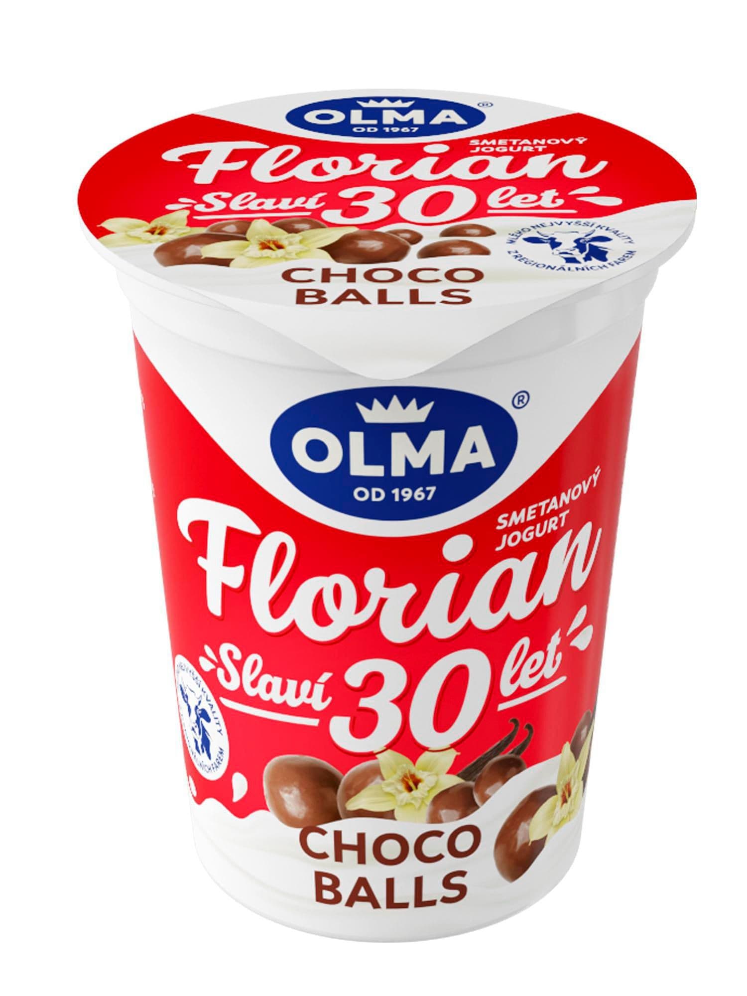 Olma Florian Smetanový jogurt Choco Balls 150 g