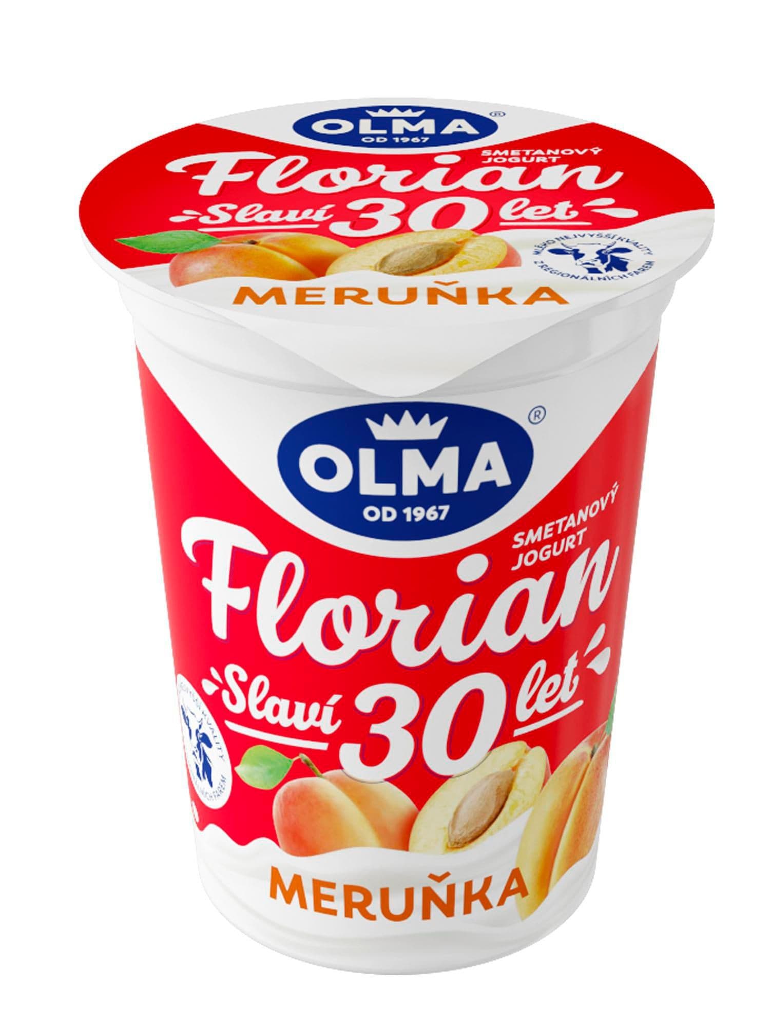 Olma Florian Smetanový jogurt meruňka 150 g