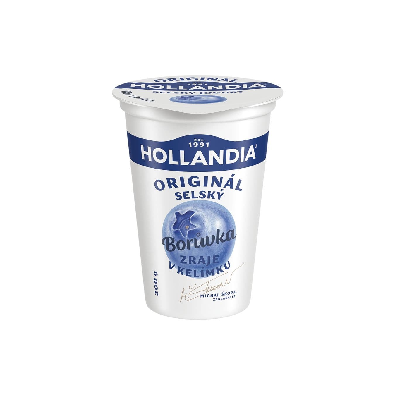 Hollandia Jogurt Selský borůvka 200g