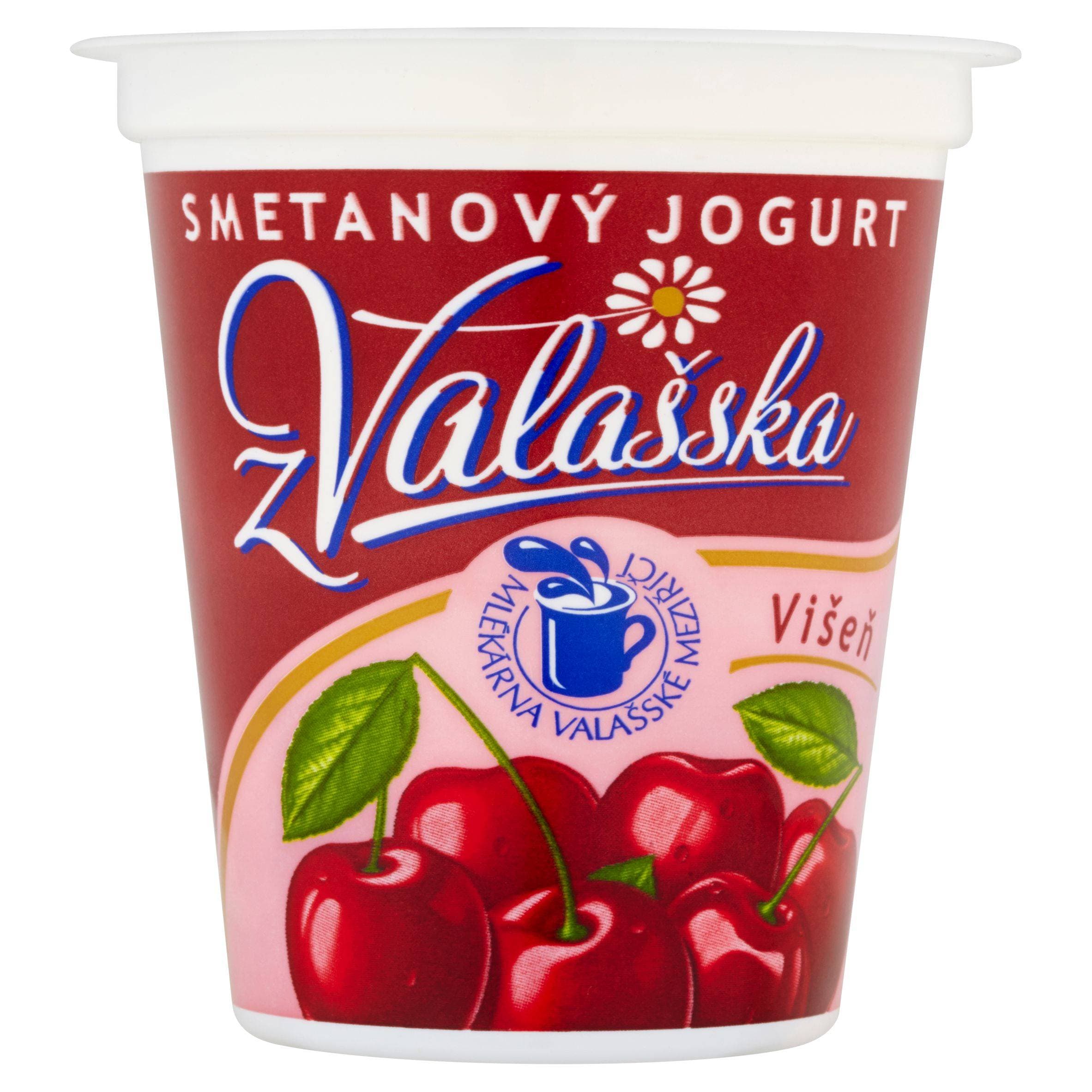 Mlékárna Valašské Meziříčí Smetanový jogurt z Valašska višeň 150 g