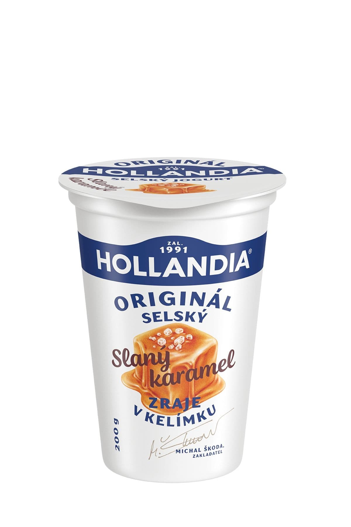 Hollandia jogurt slaný karamel 200g