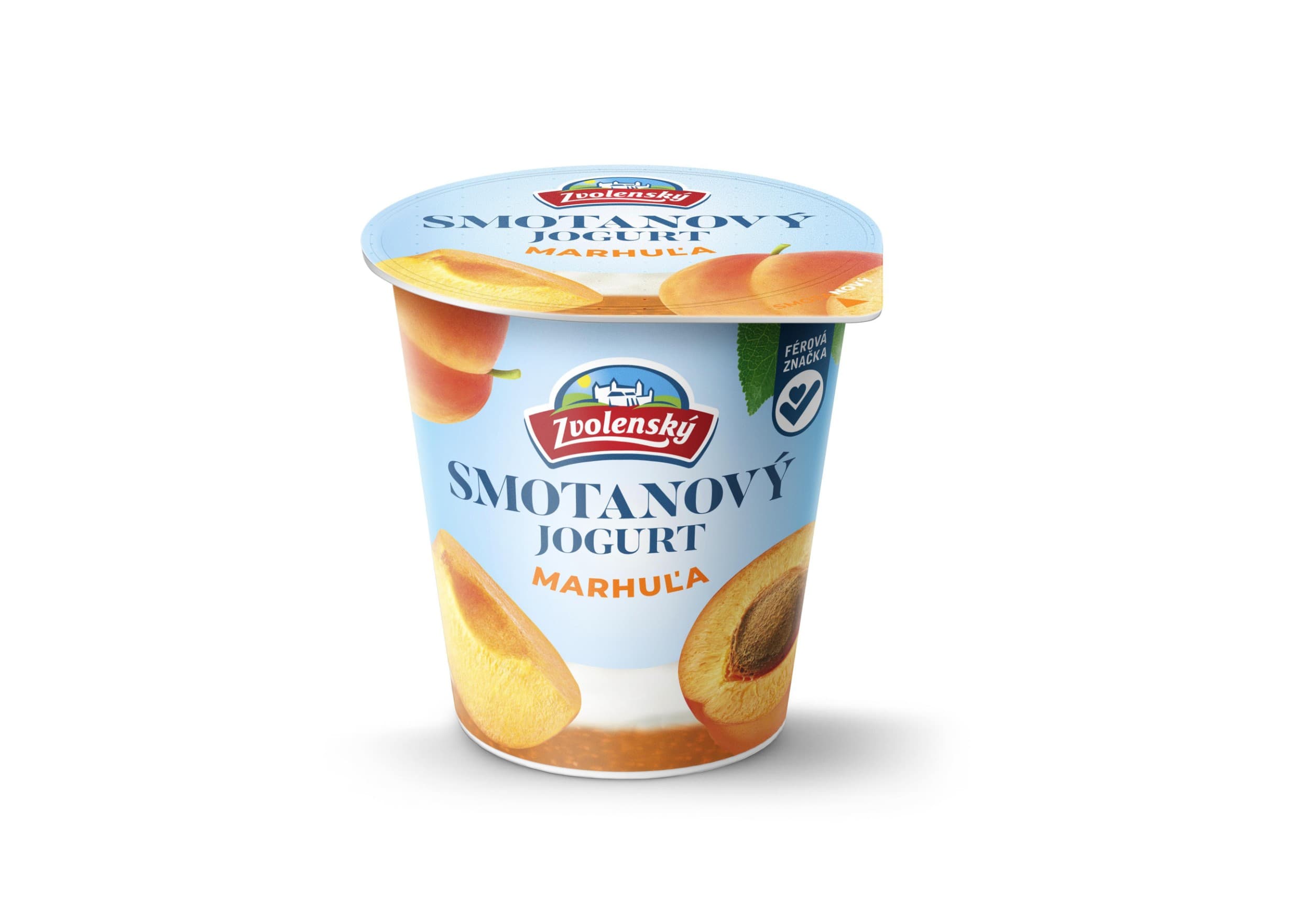 Zvolenský smetanový jogurt meruňka 145g