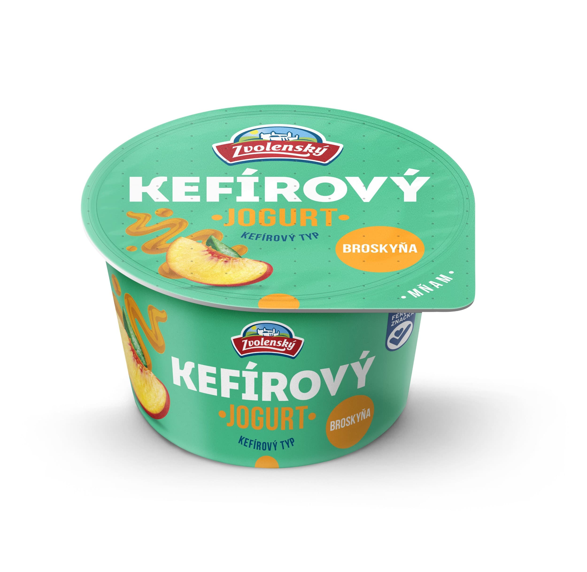 Jogurt kefírového typu broskev 150g