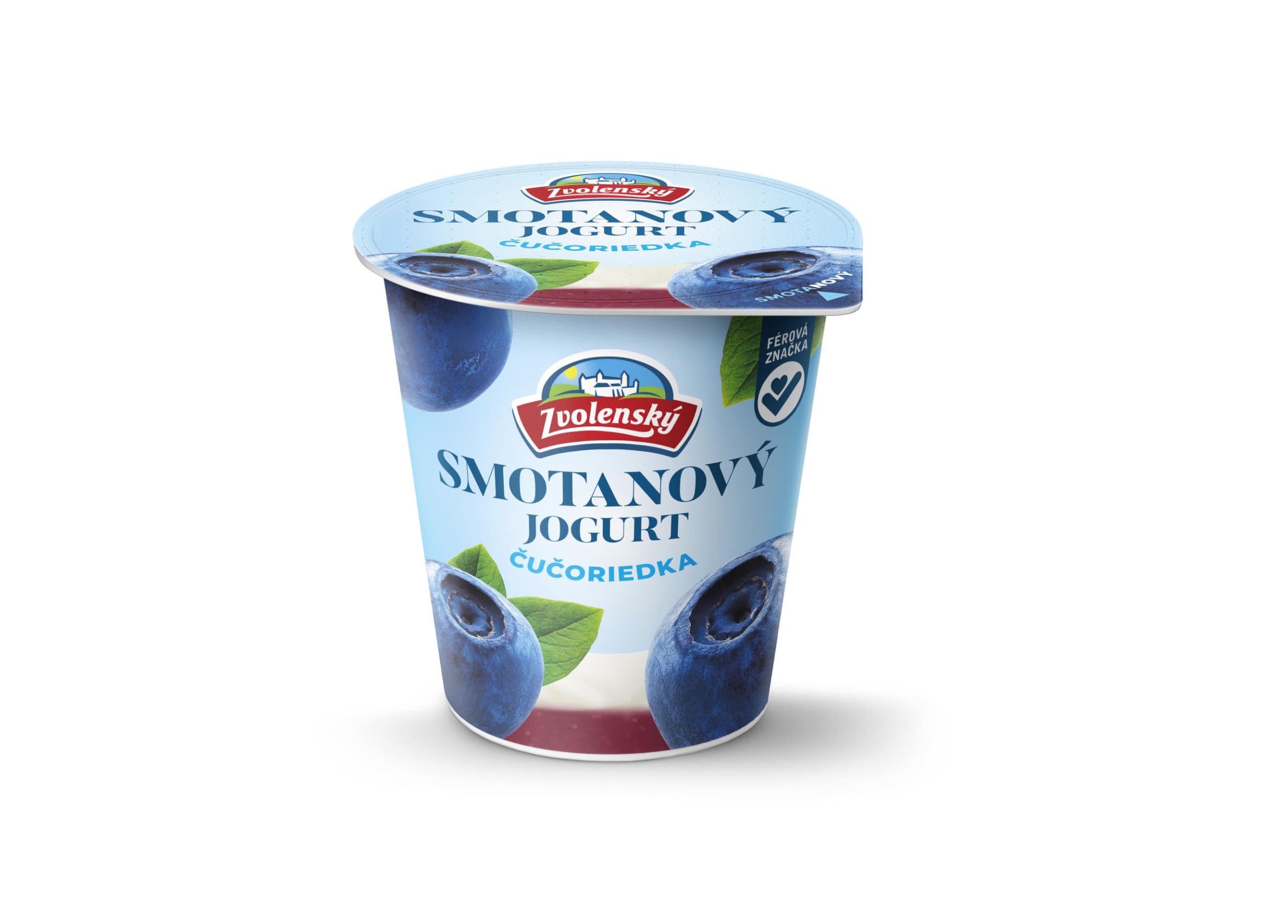 Zvolenský smetanový jogurt borůvka 145g