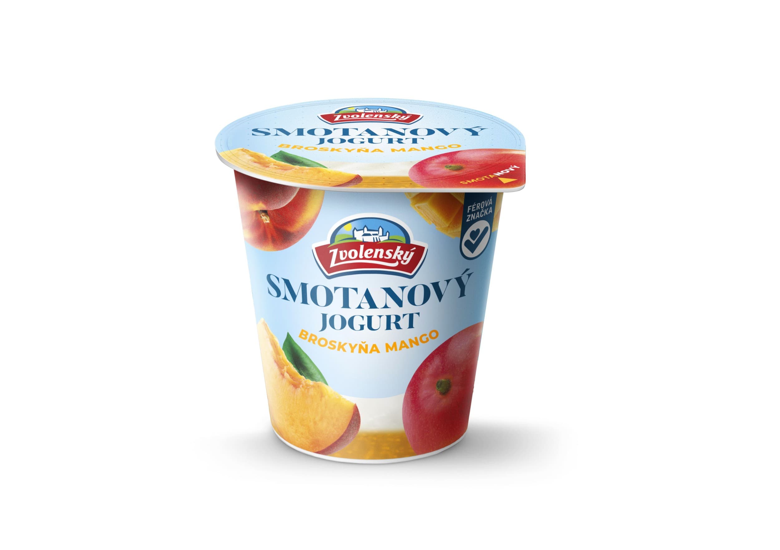 Zvolenský smetanový jogurt 145g broskev-mango