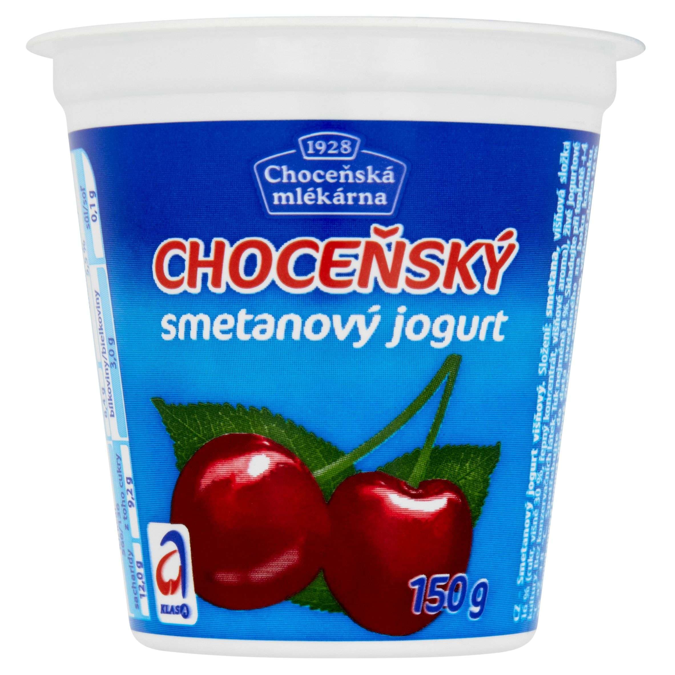 Choceňská Mlékárna Choceňský smetanový jogurt višňový 150 g