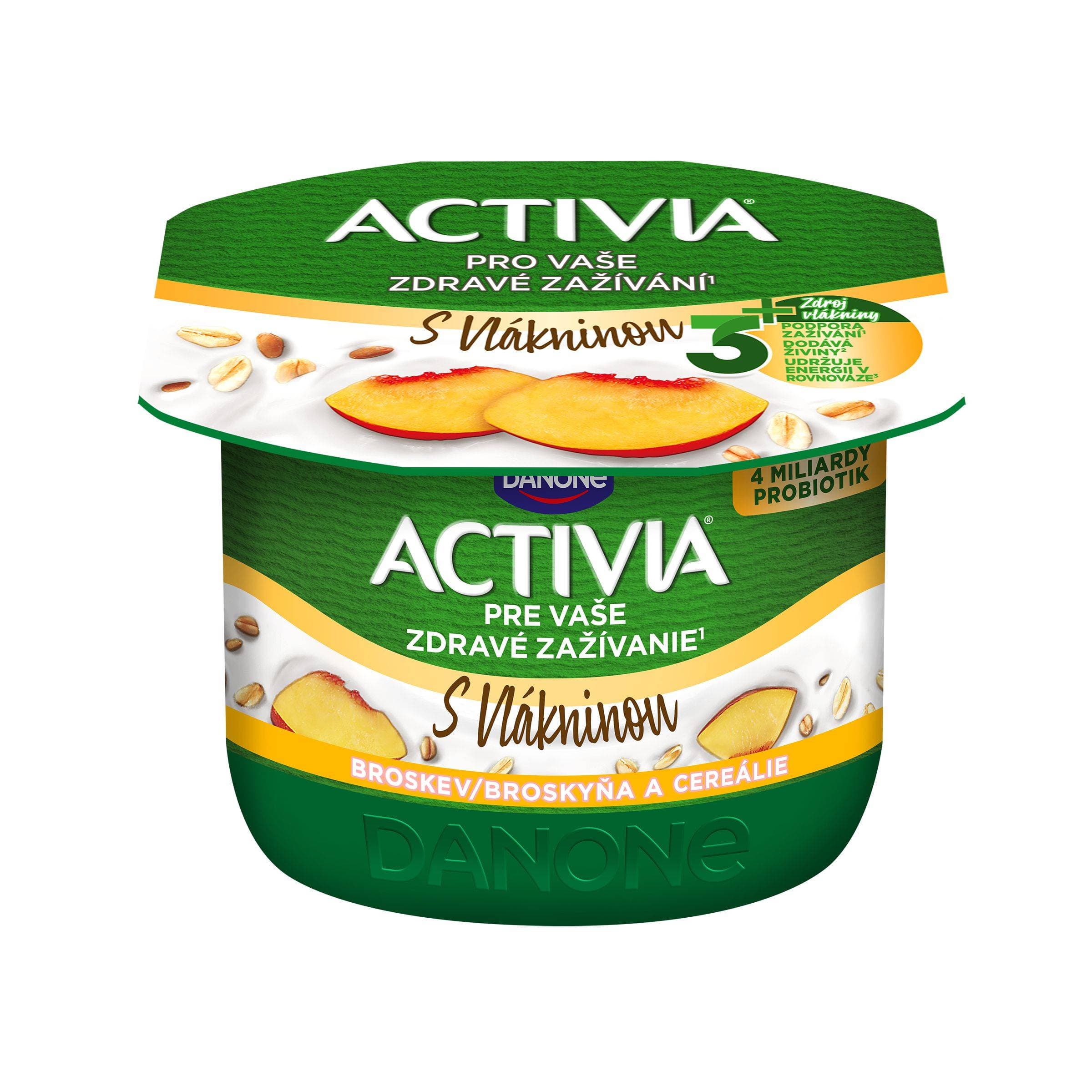 Activia Jogurt s cereáliemi a bifidokulturou různé příchutě 120 g