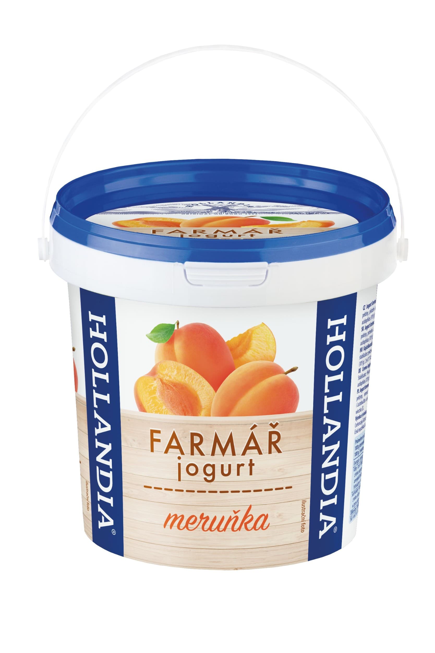 Hollandia Krémový jogurt Farmář meruňka 1kg