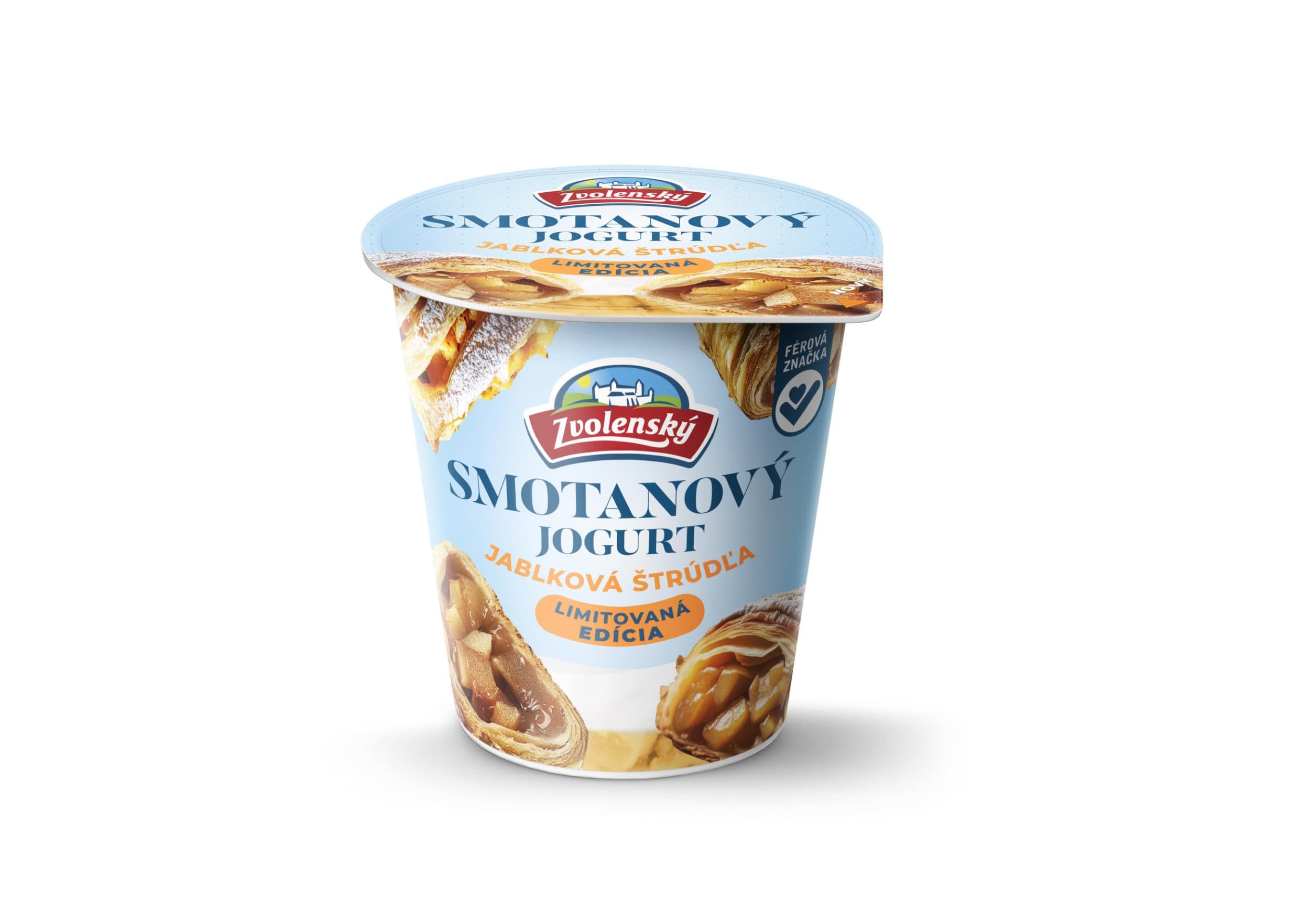 Zvolenský Smetanový jogurt jablečný štrůdl 145 g