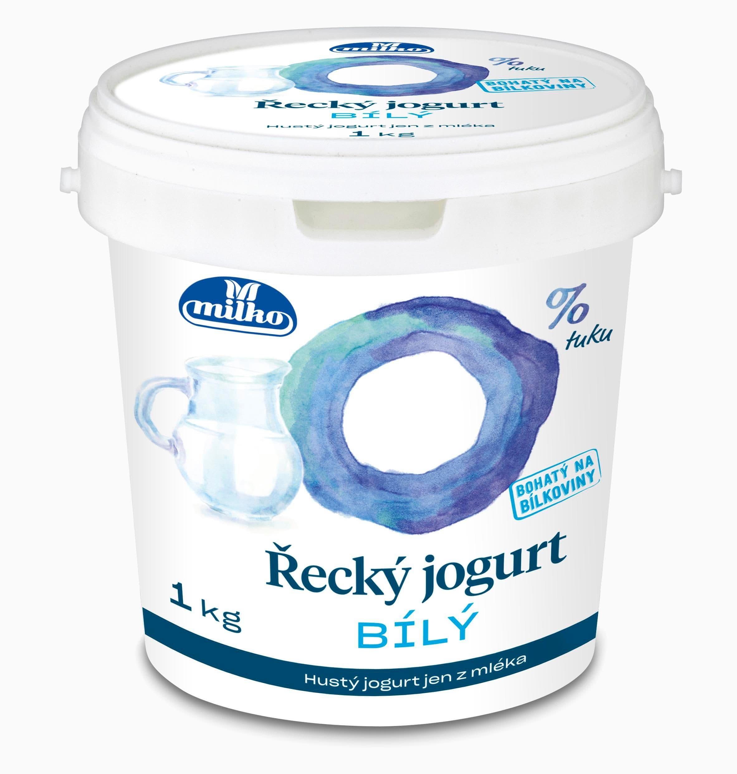 Milko Řecký jogurt 0% bílý 1 kg