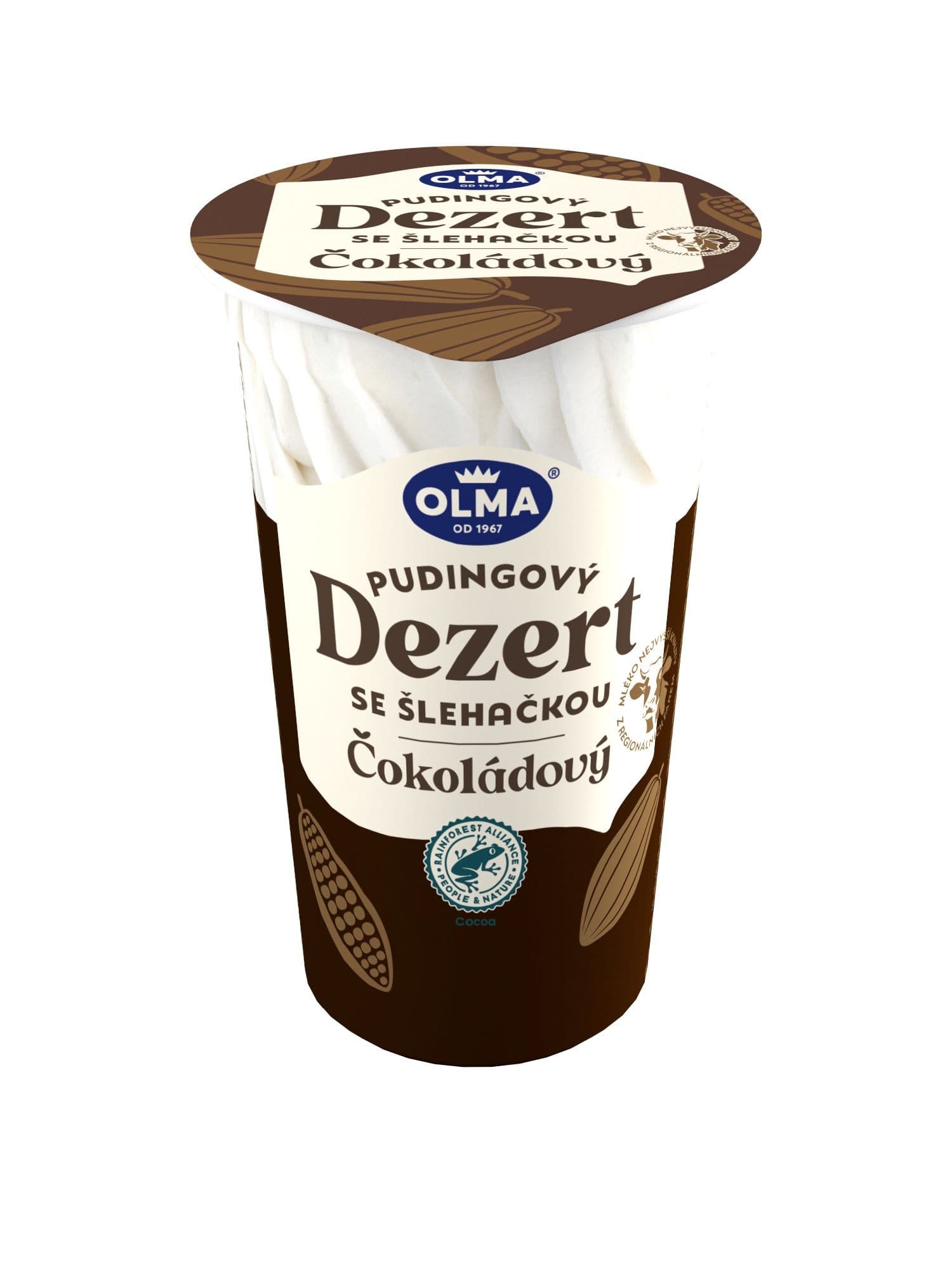 Olma Dezert Pudingový se šlehačkou čokoládový 200 g