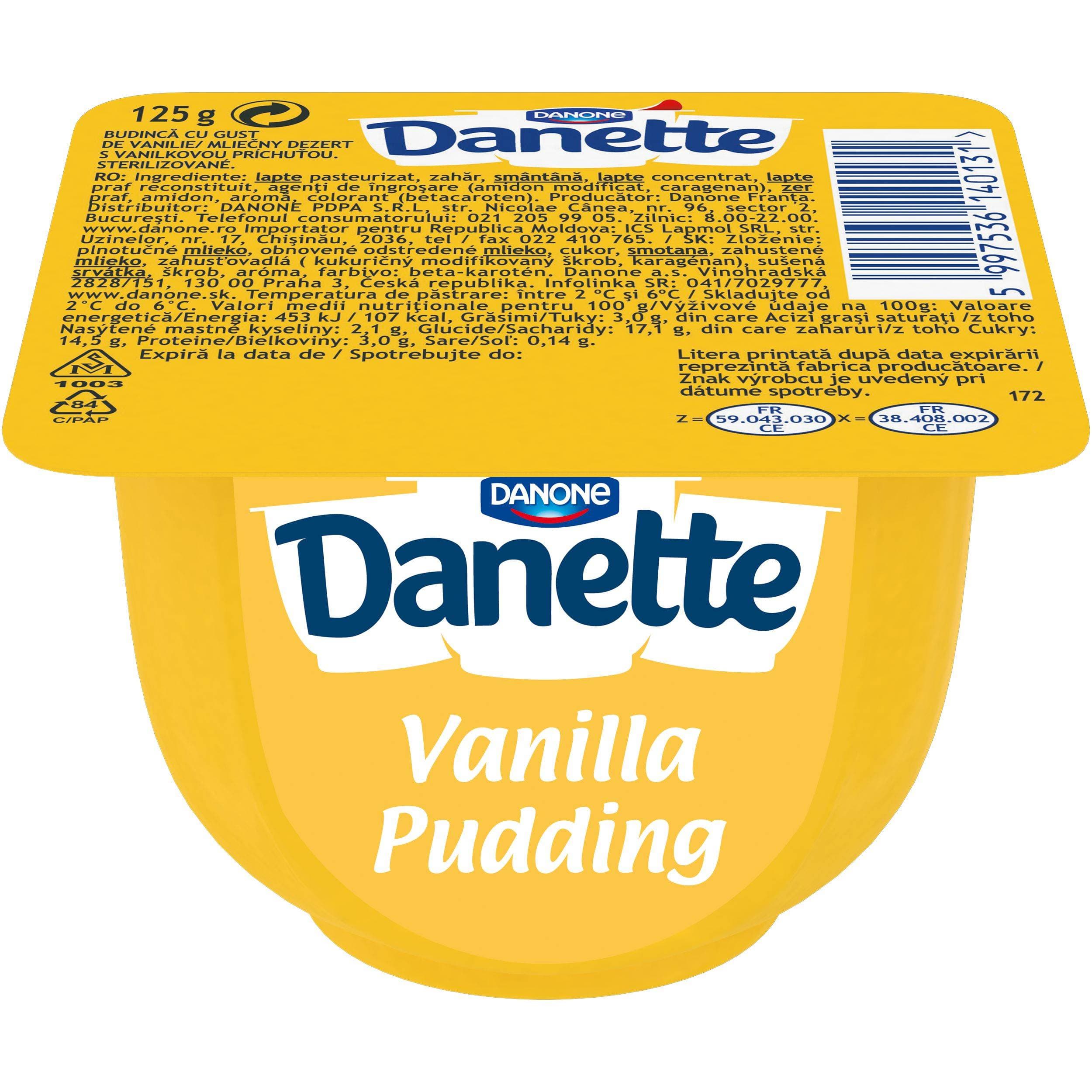 Danone Danette Dezert vanilka 125 g