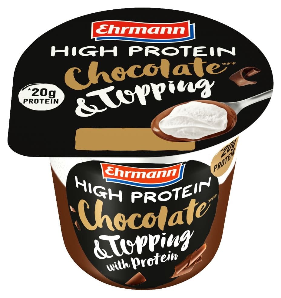 Ehrmann High Protein Chocolate & Topping with protein 200 g