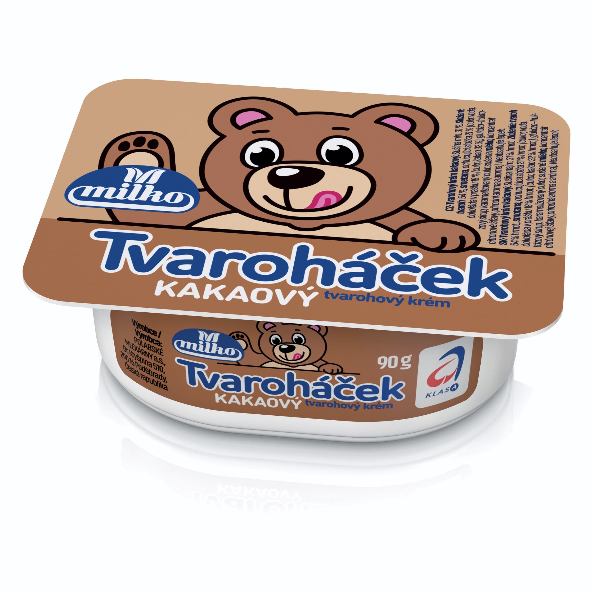 Milko Tvaroháček tvarohový krém kakaový 90 g