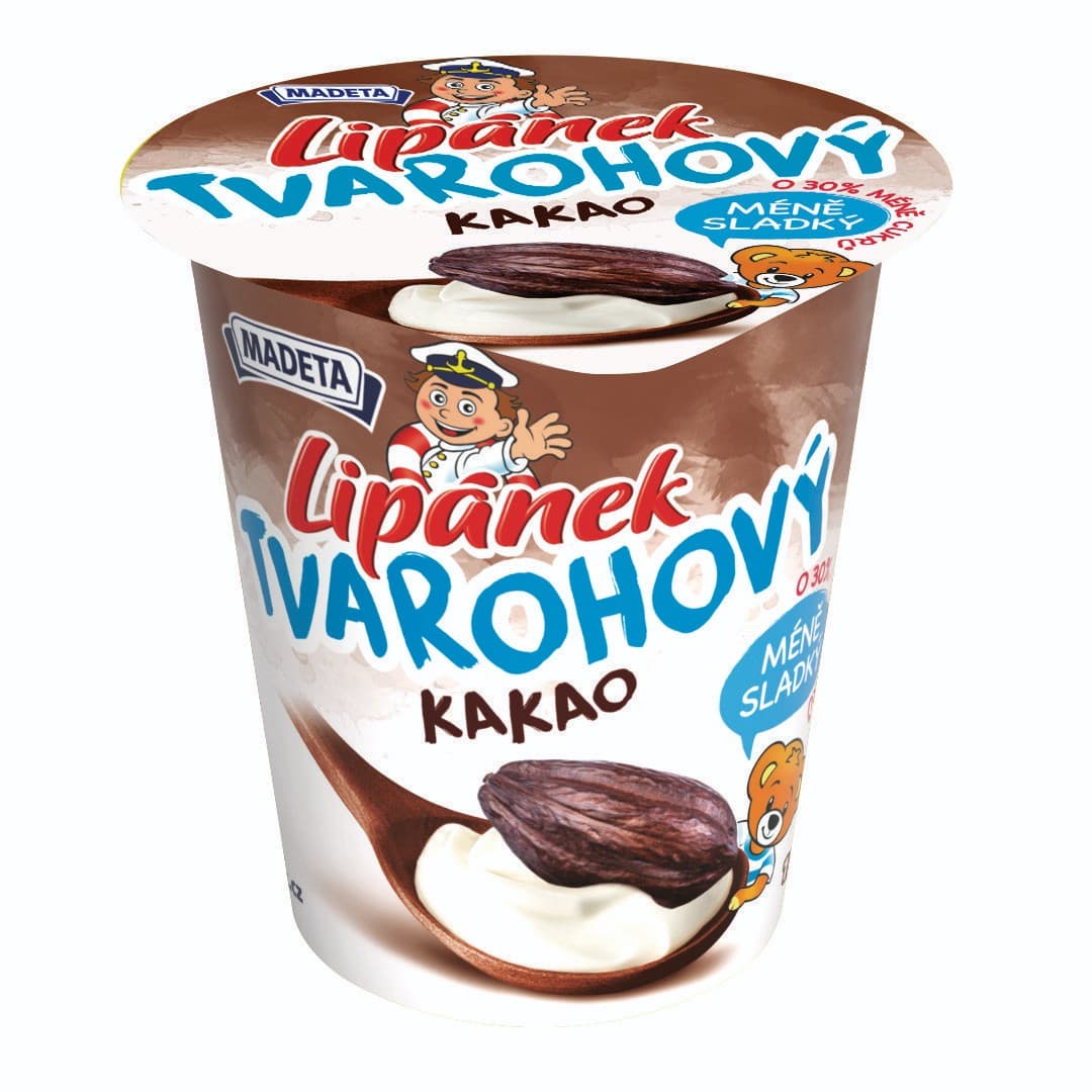 Madeta Lipánek tvarohový kakao 130g