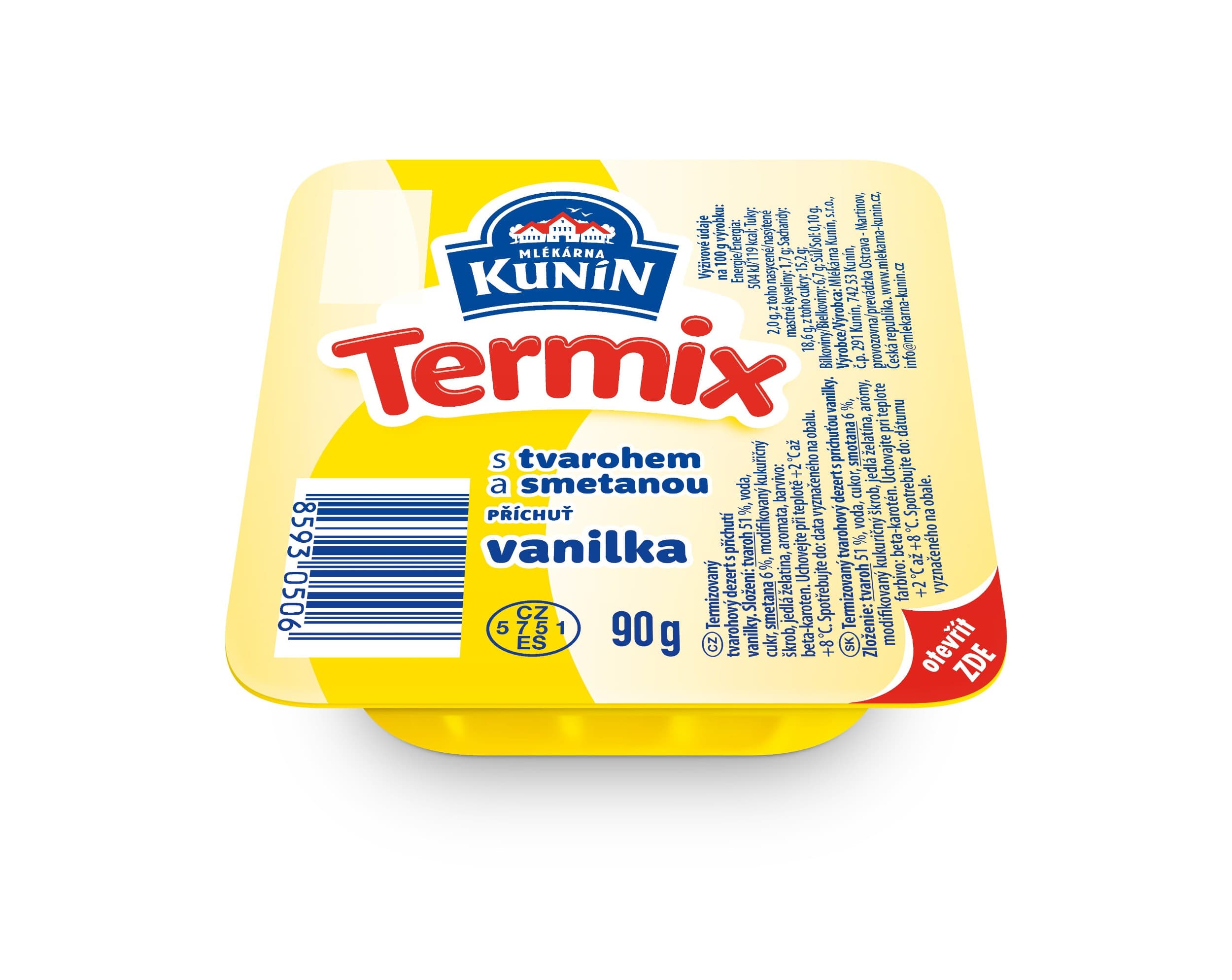 Kunín Termix s příchutí vanilky 90 g