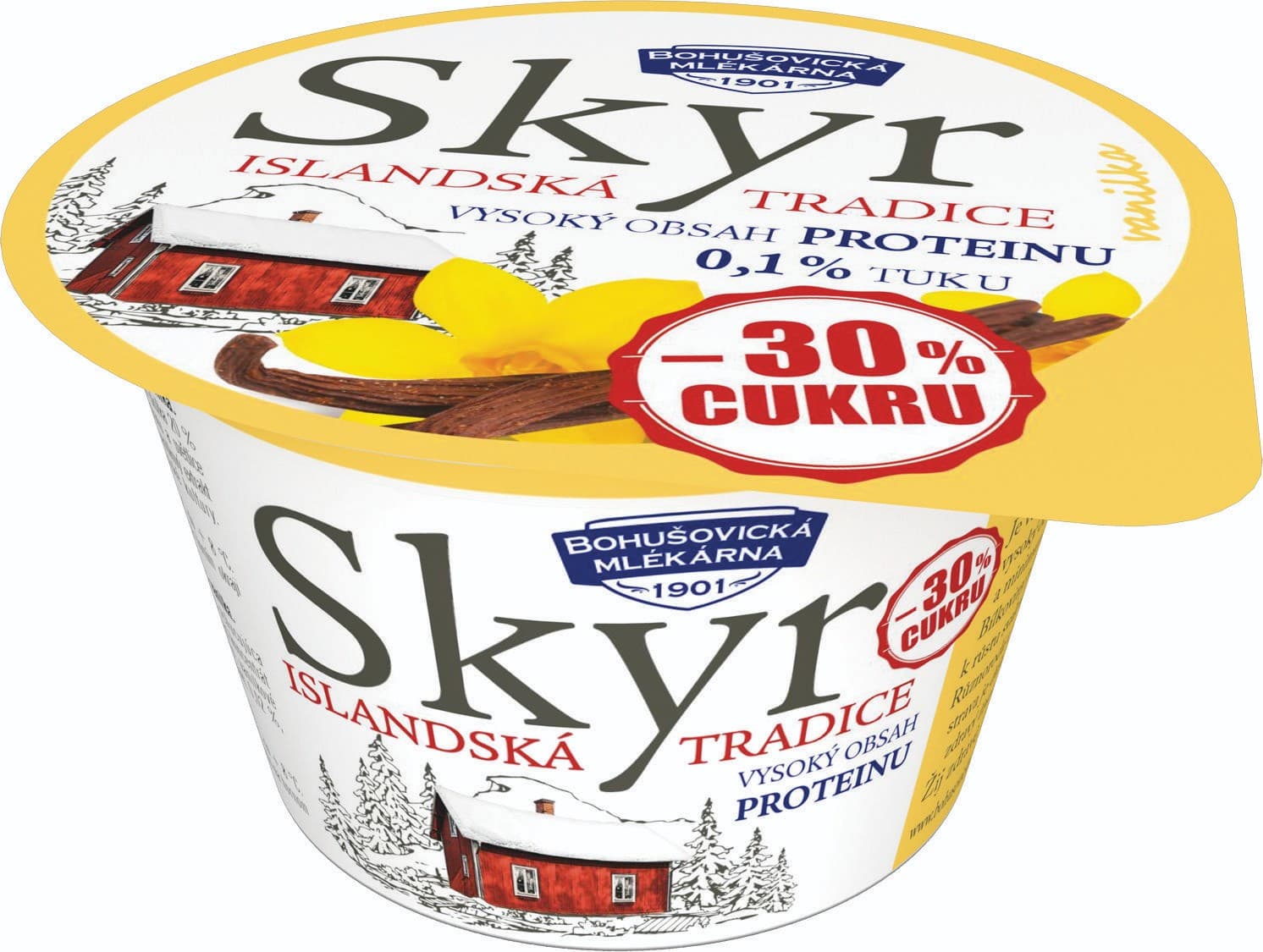 Bohušovická Mlékárna Skyr Vanilka 140g