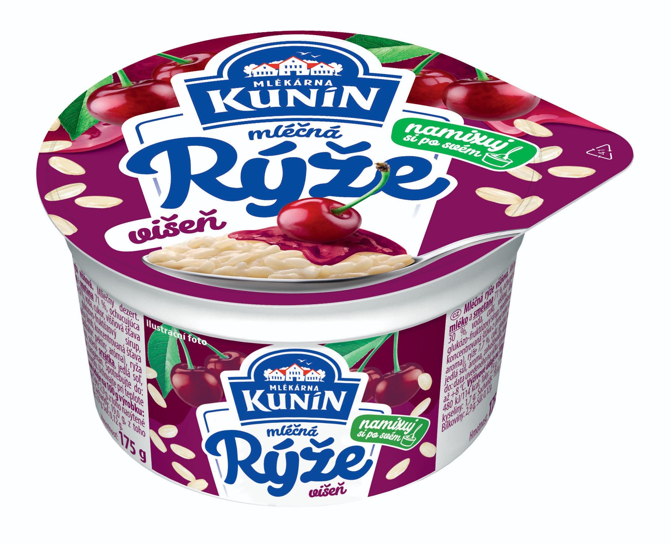 Kunín Mléčná rýže višeň 175 g