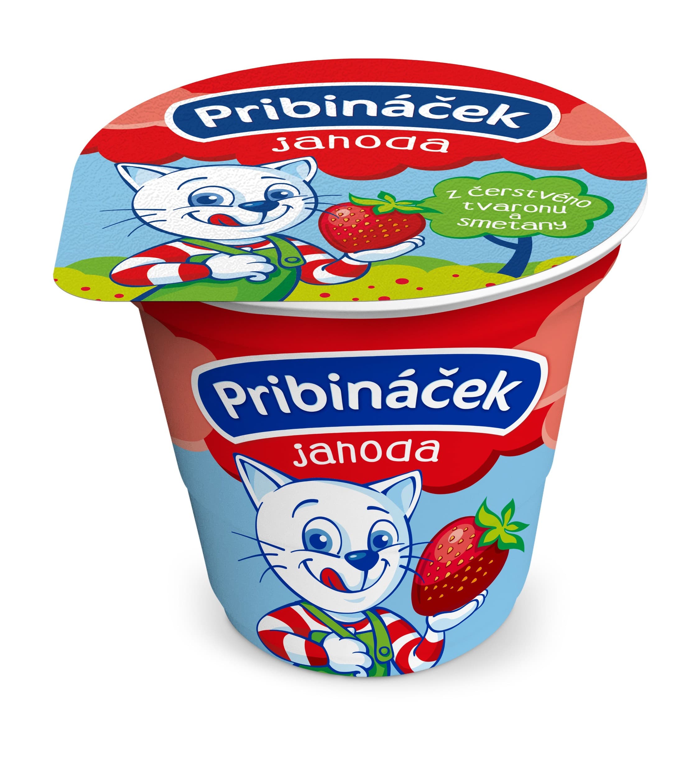 Pribináček jahodový 125g