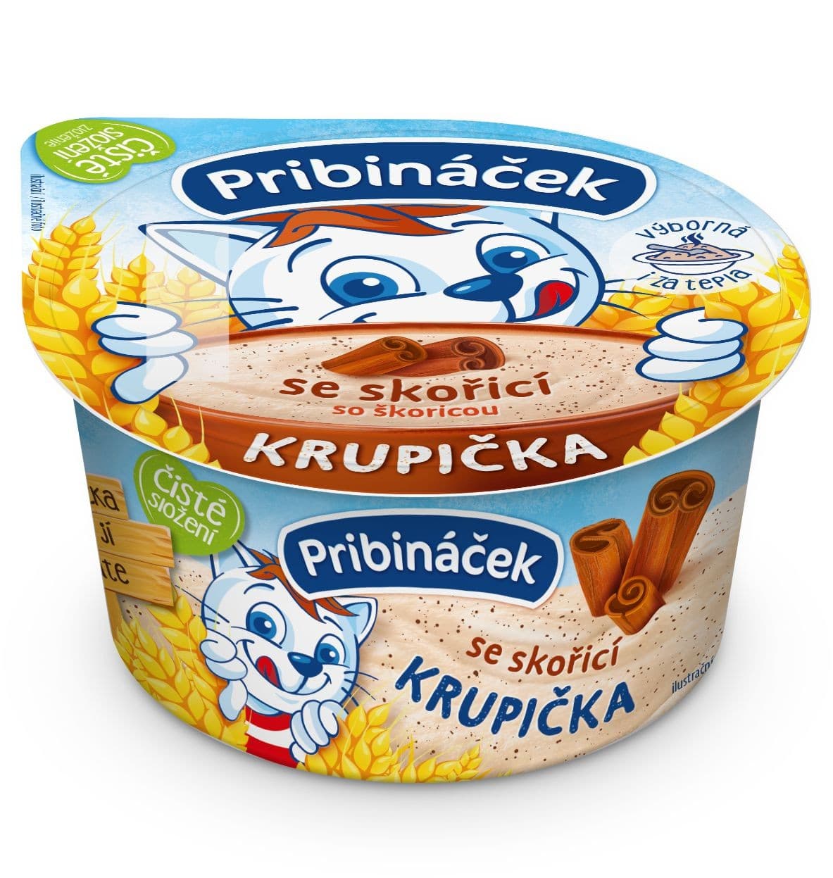 Pribináček krupička se skořicí 140g