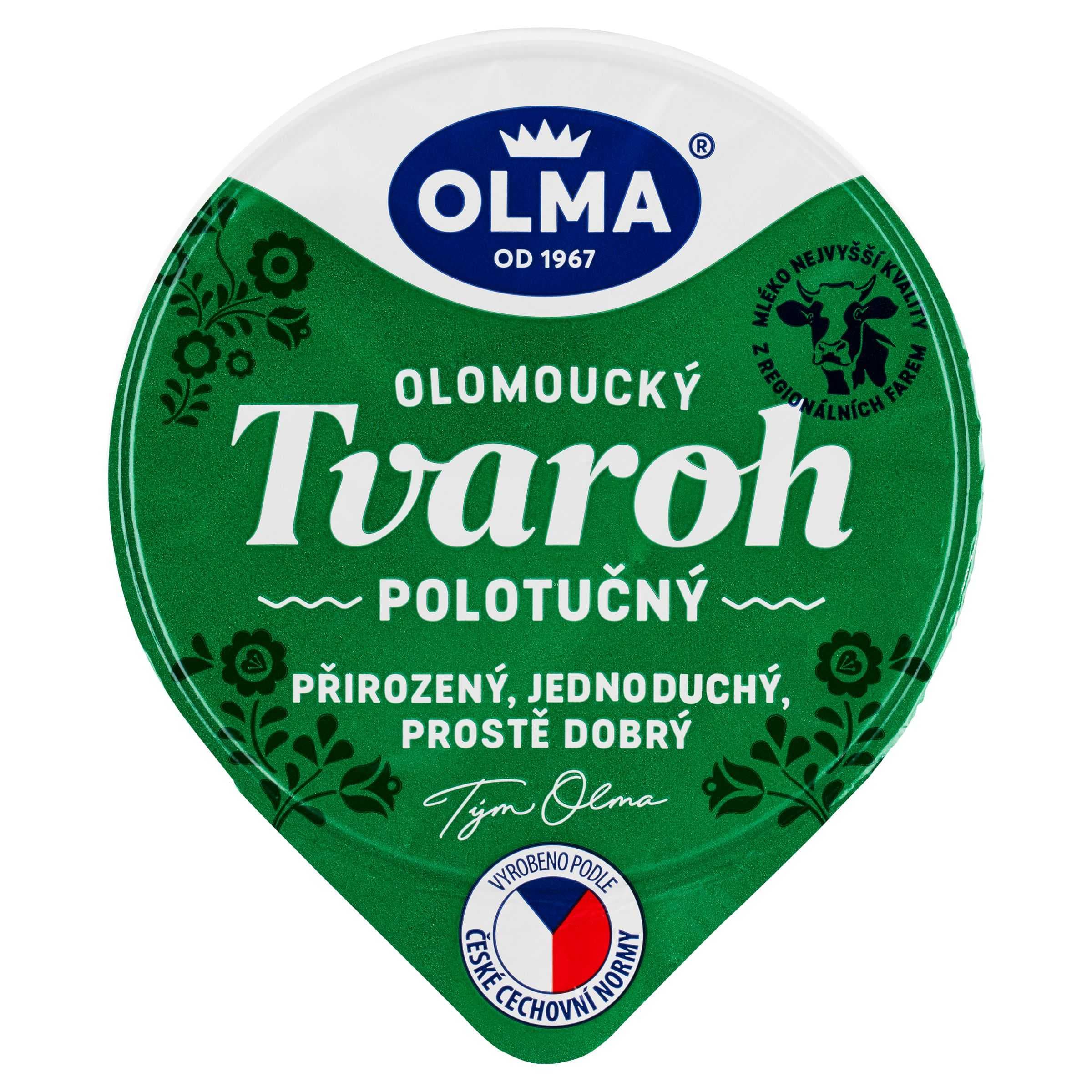 Olma Olomoucký tvaroh polotučný 3,5% 250g