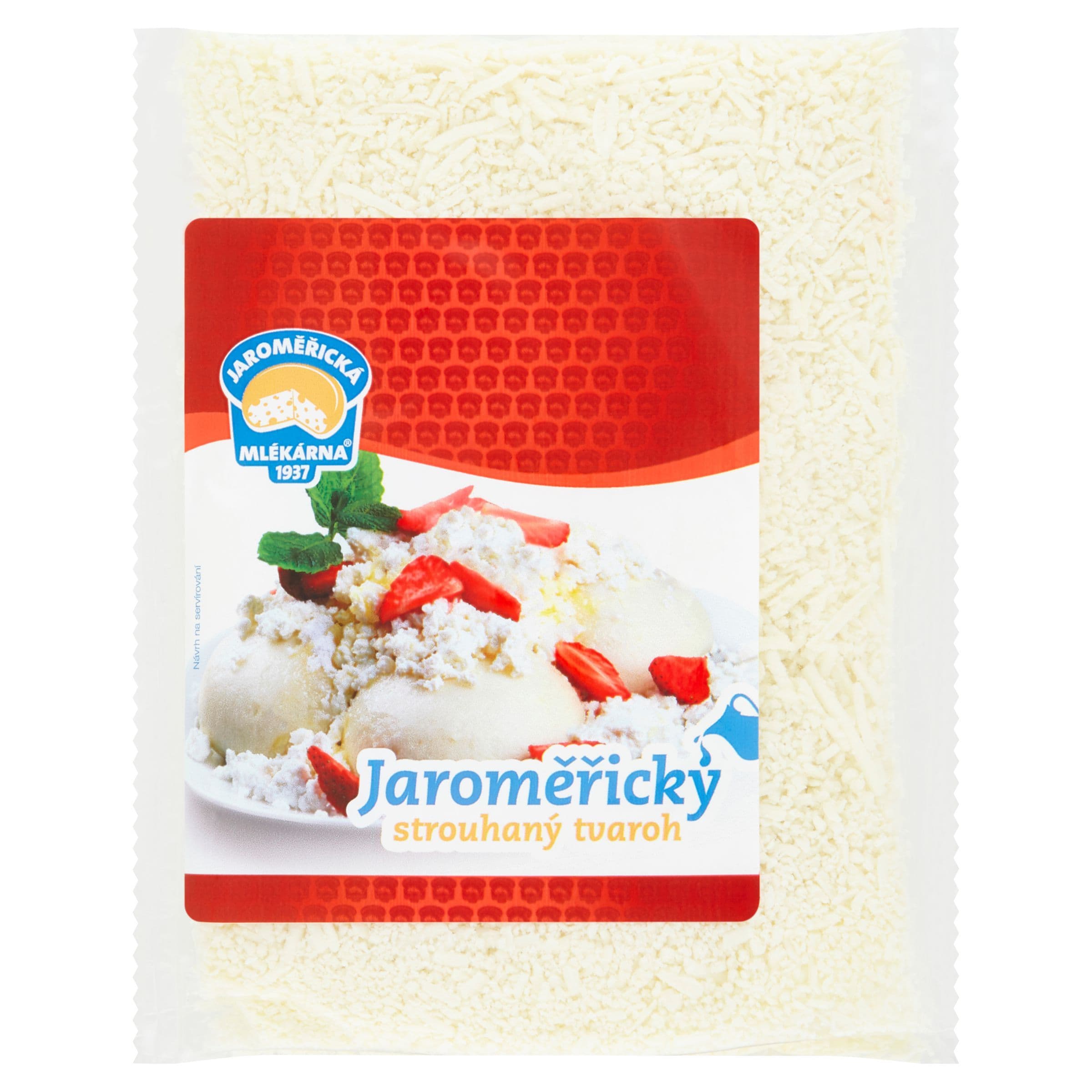 Jaroměřická Mlékárna Jaroměřický tvaroh tvrdý strouhaný 5% 200 g
