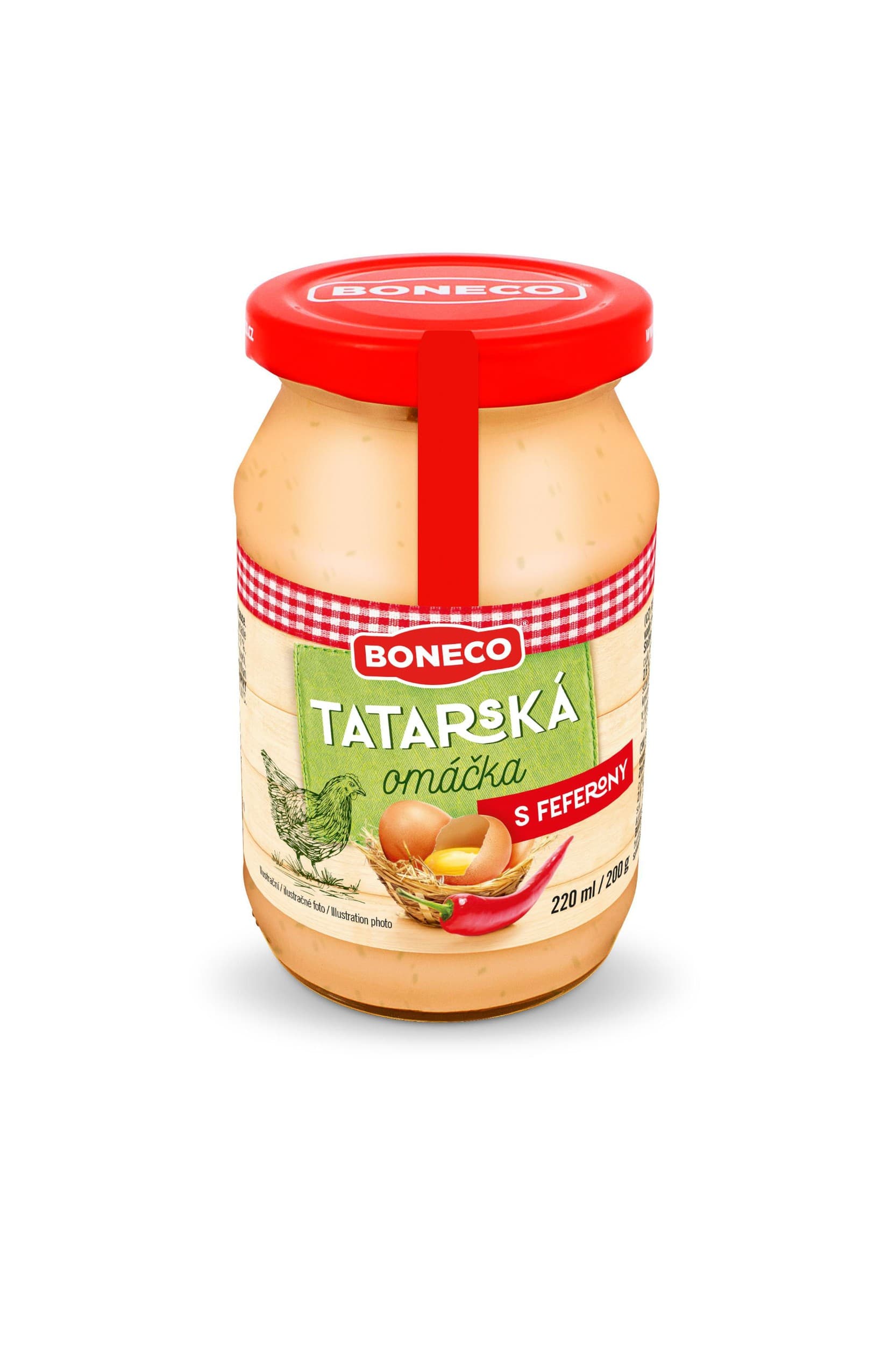 Boneco Tatarská omáčka s feferony 220 ml
