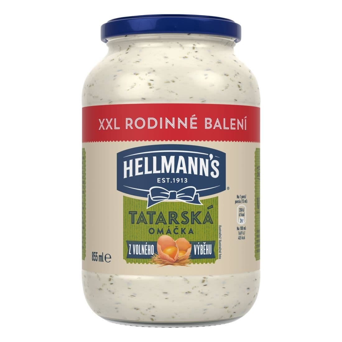Hellmann's Tatarská omáčka 855 ml