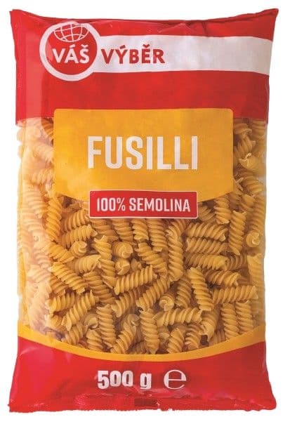 Váš Výběr Semolinové fusilli 500 g