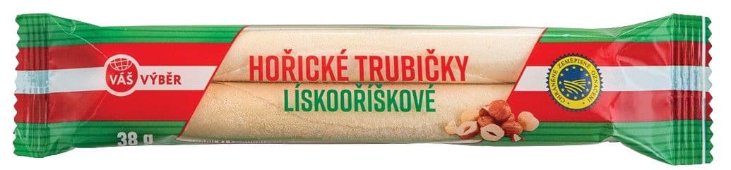 Váš Výběr Hořické trubičky lískooříškové 38g
