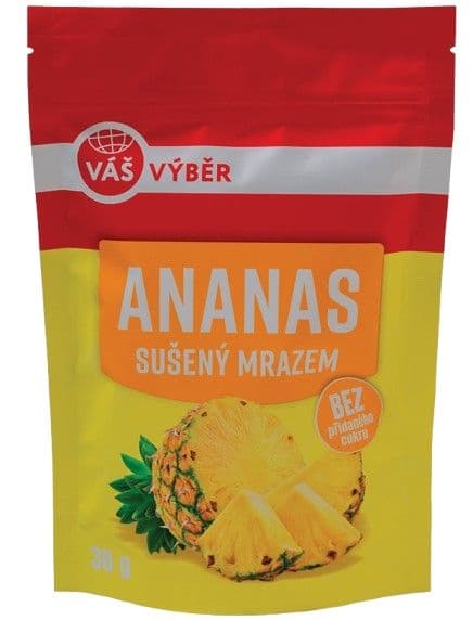 Váš Výběr Ananas mrazem sušený 30g