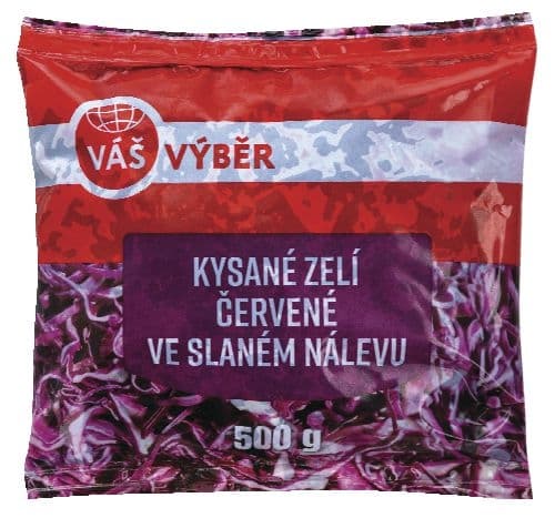 Váš Výběr Zelí kysané červené 500g