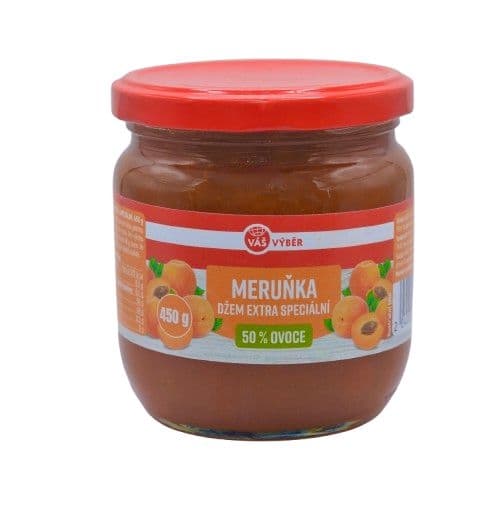 Váš Výběr Meruňka džem extra speciální 450g